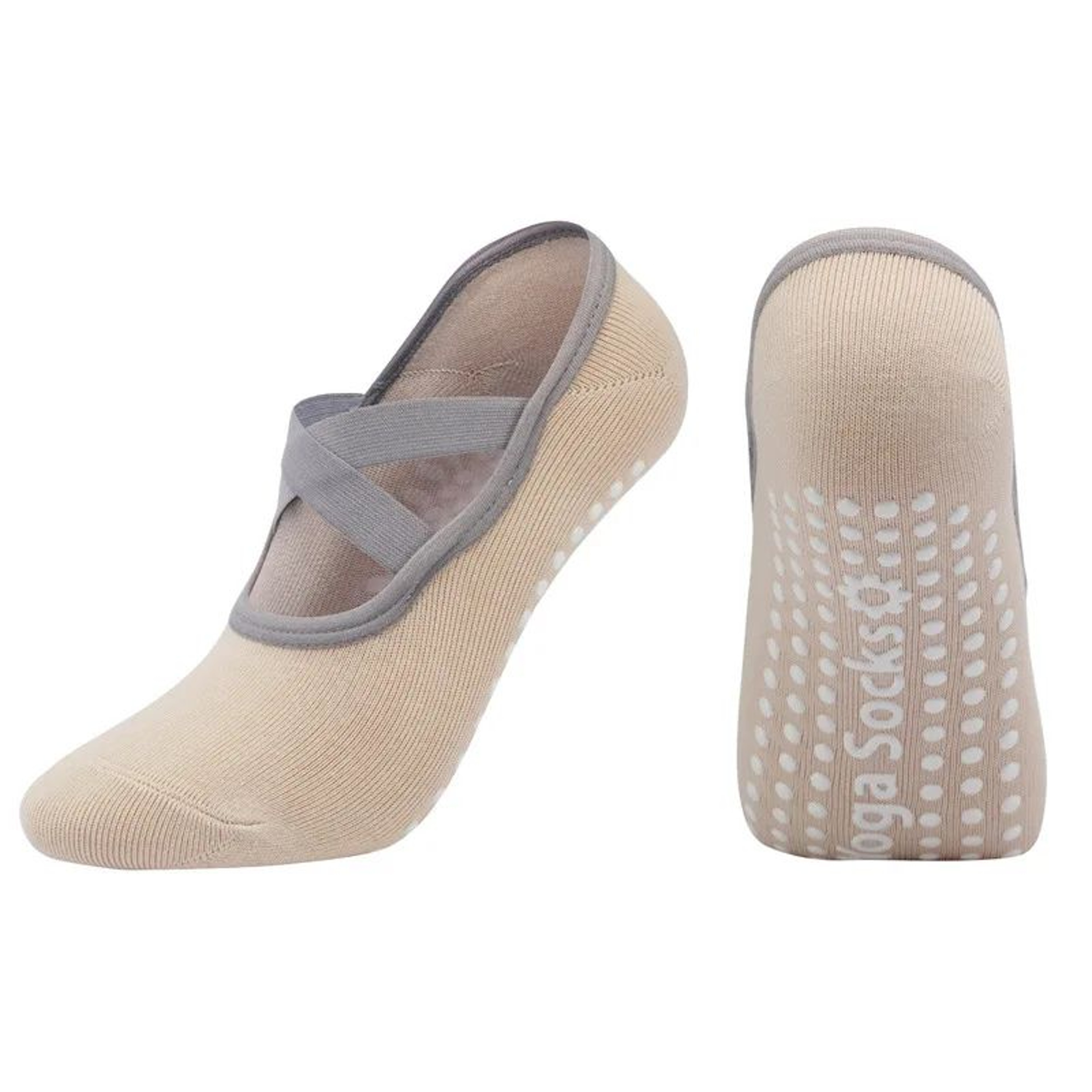 Professional Womens Backless Yoga Socks  Silicone AntiSlip Ballet  Pilates Grip Socks 6