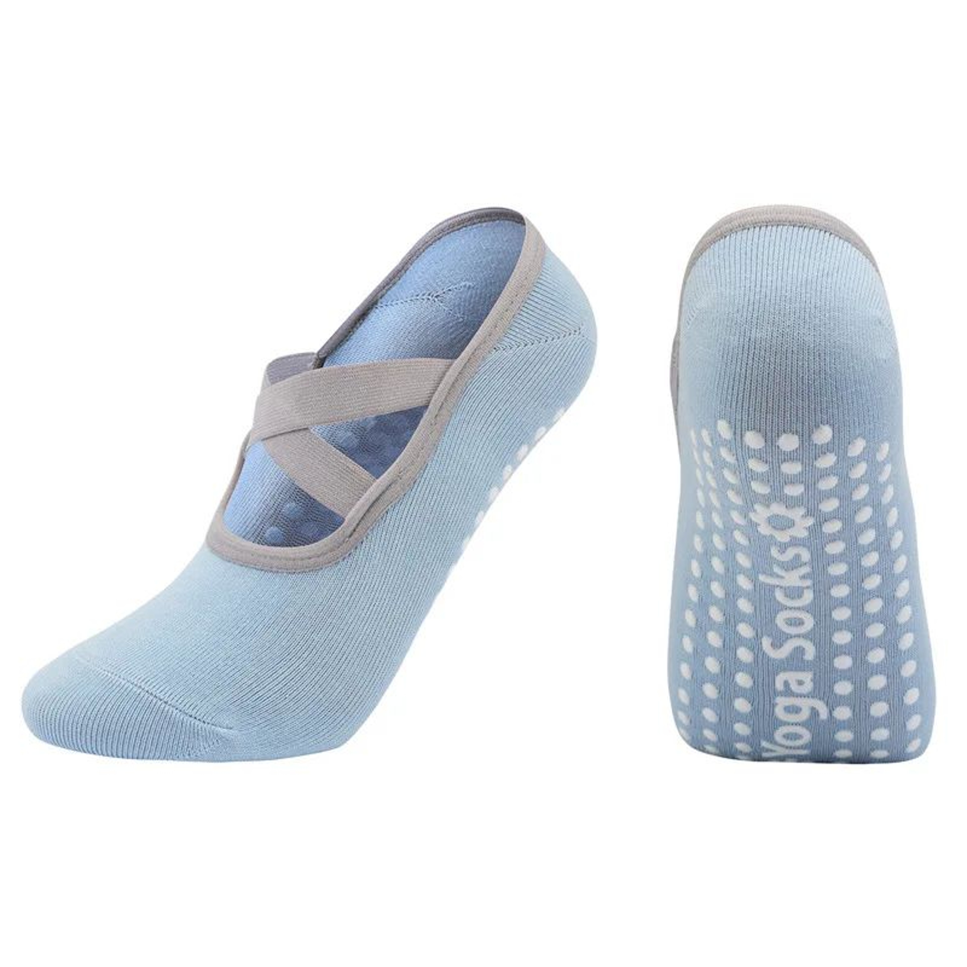 Professional Womens Backless Yoga Socks  Silicone AntiSlip Ballet  Pilates Grip Socks 8