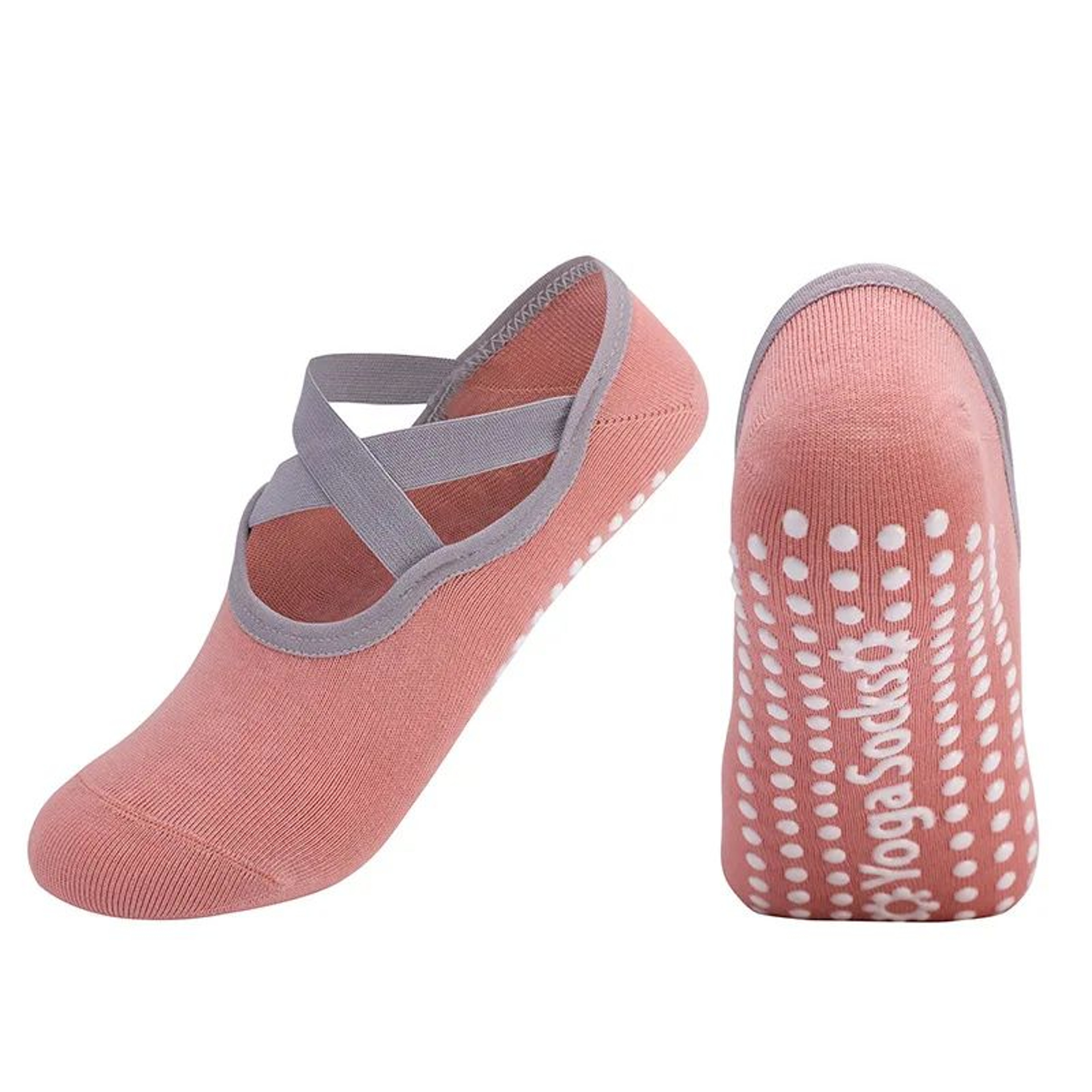 Professional Womens Backless Yoga Socks  Silicone AntiSlip Ballet  Pilates Grip Socks 11