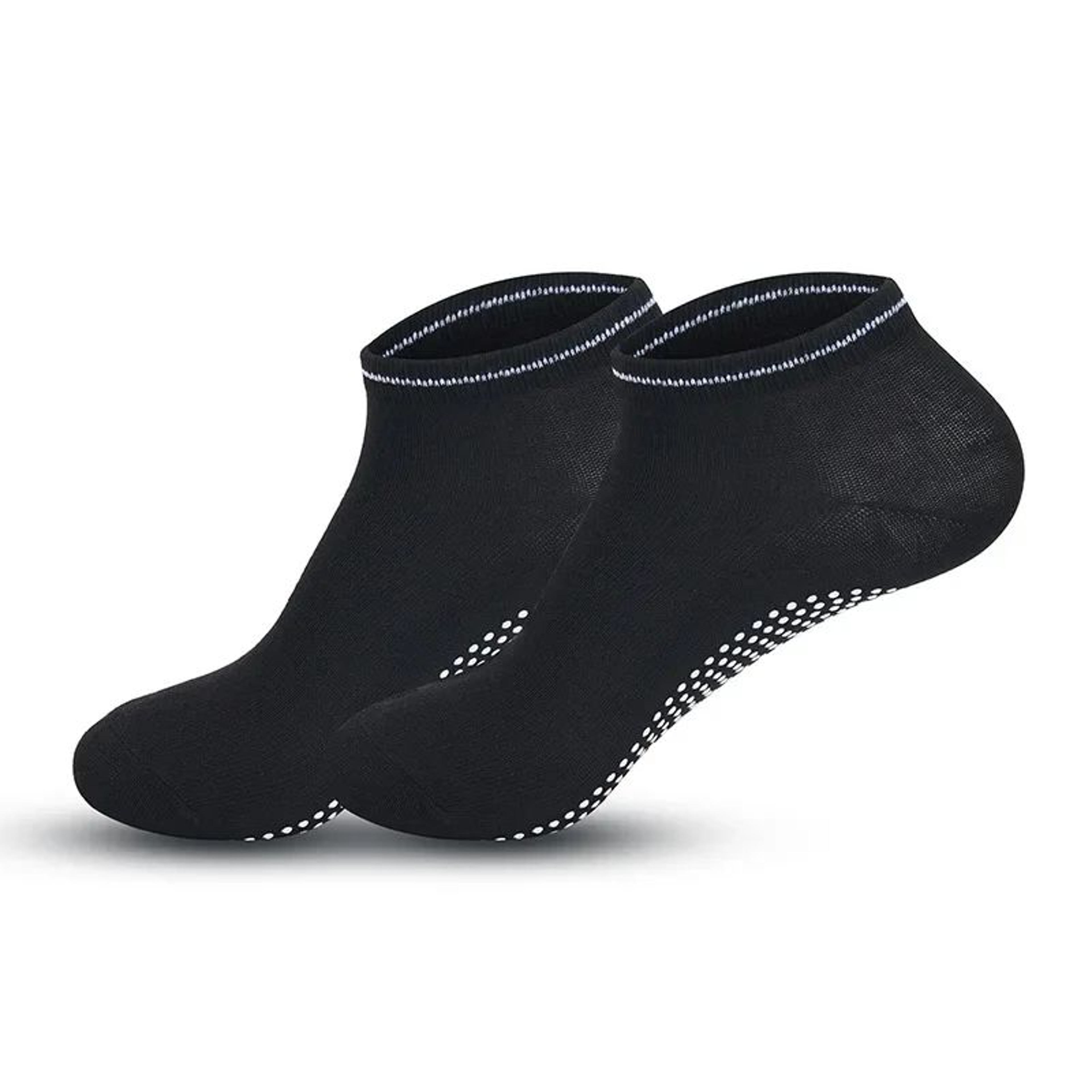 Womens Cotton AntiSlip Trampoline  Yoga Socks  Breathable Short Elastic Grip Sports Socks EU 3339 6