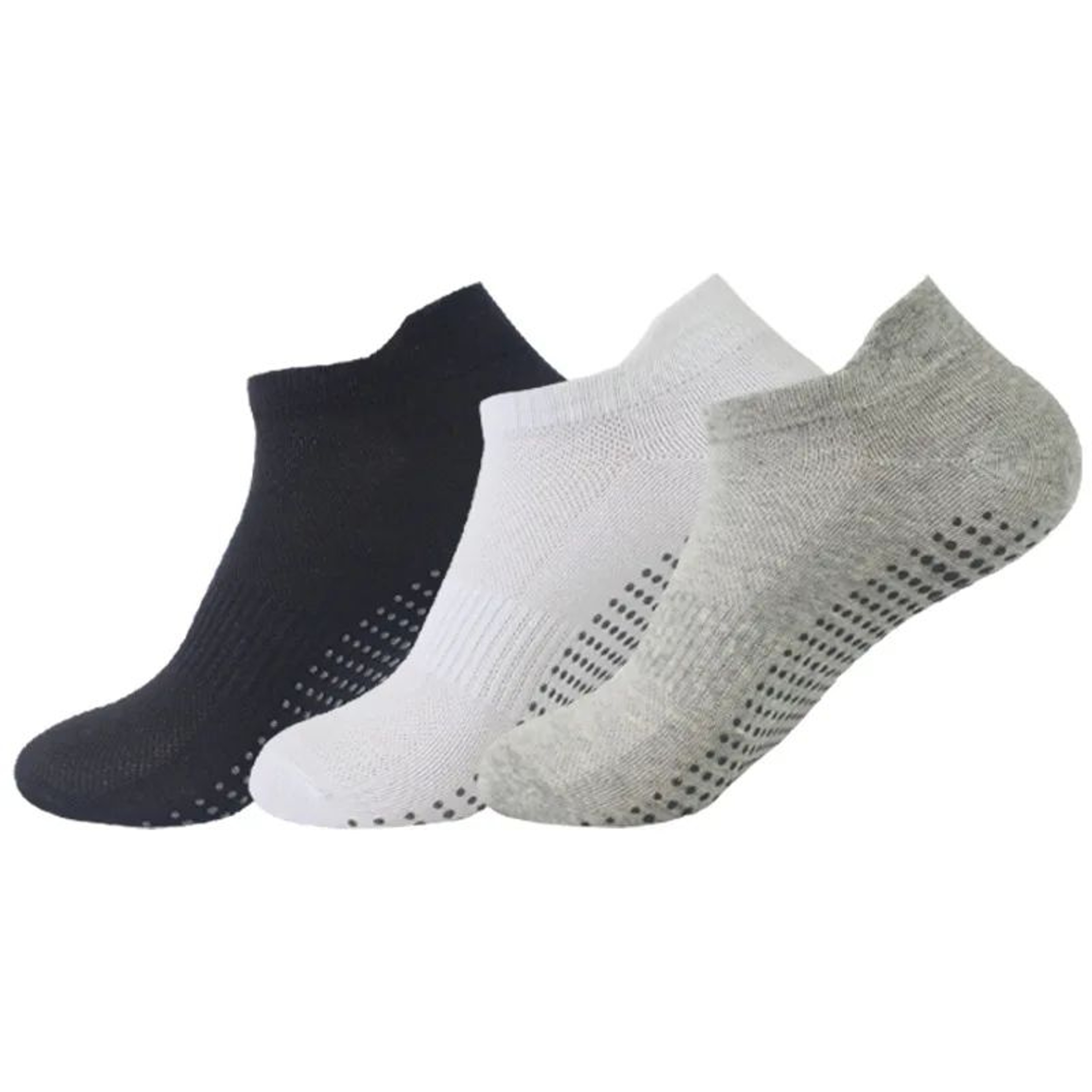 5 Pairs Womens NonSlip Yoga Socks  Cotton Breathable LowCut Pilates  Dance Grip Socks 2