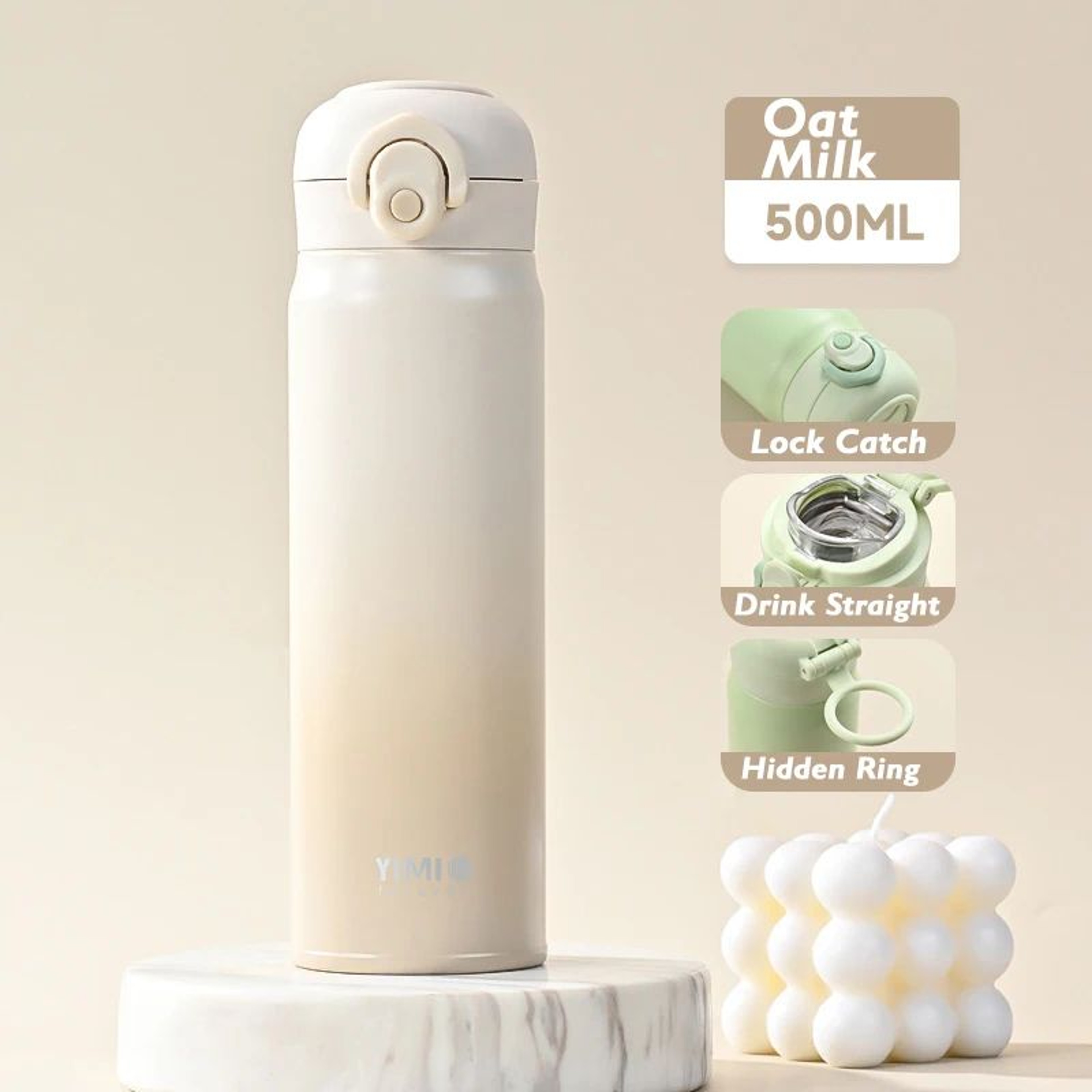316 Stainless Steel Vacuum Insulated Thermos Bottle  Leakproof Portable Thermal Coffee  Water Tumbl 6