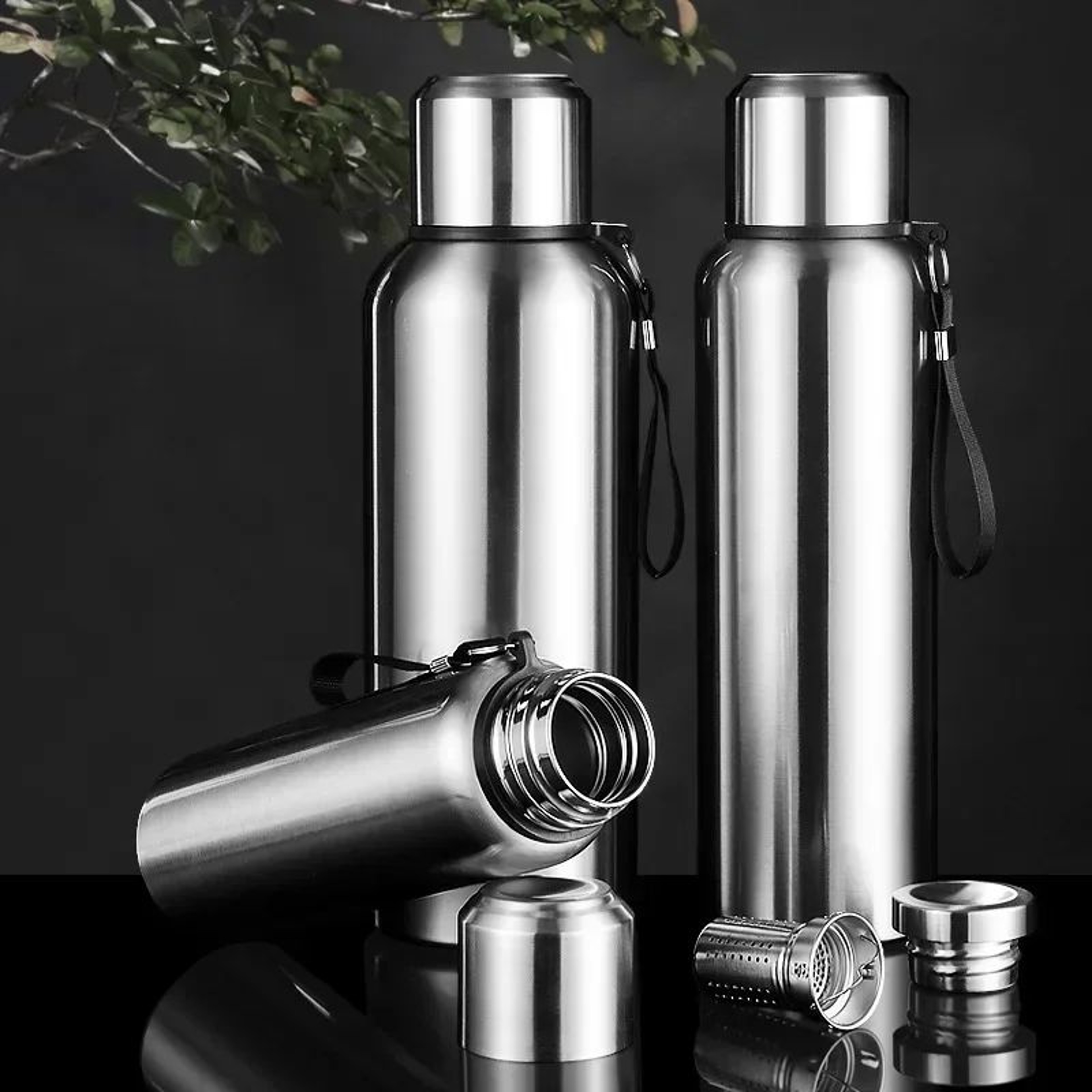 Large Capacity Stainless Steel Insulated Thermos Tumbler  Vacuum Thermal Travel Mug For Hot  Cold D 4