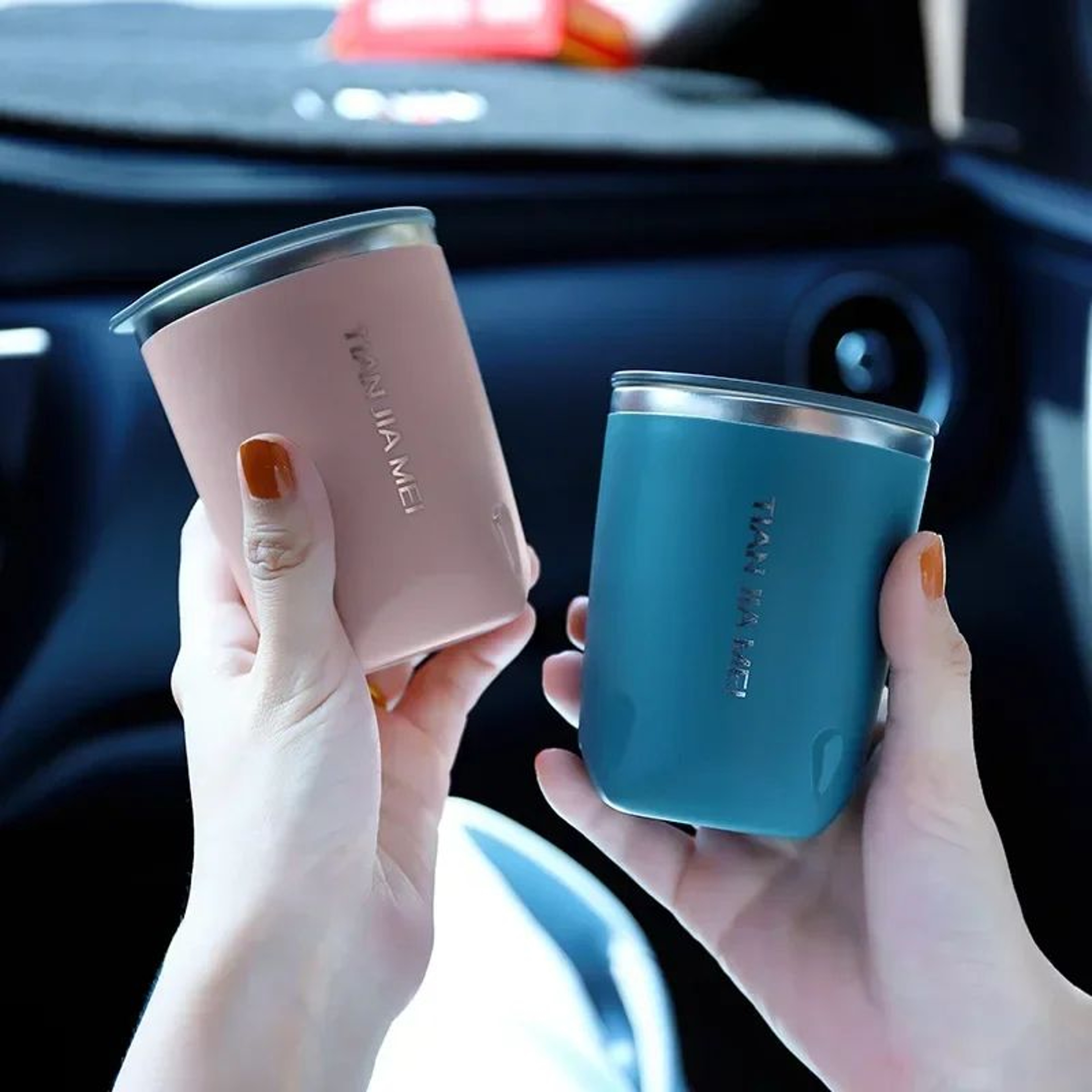 Stainless Steel Insulated Thermos Cup  Portable Leakproof Coffee  Milk Travel Mug 0