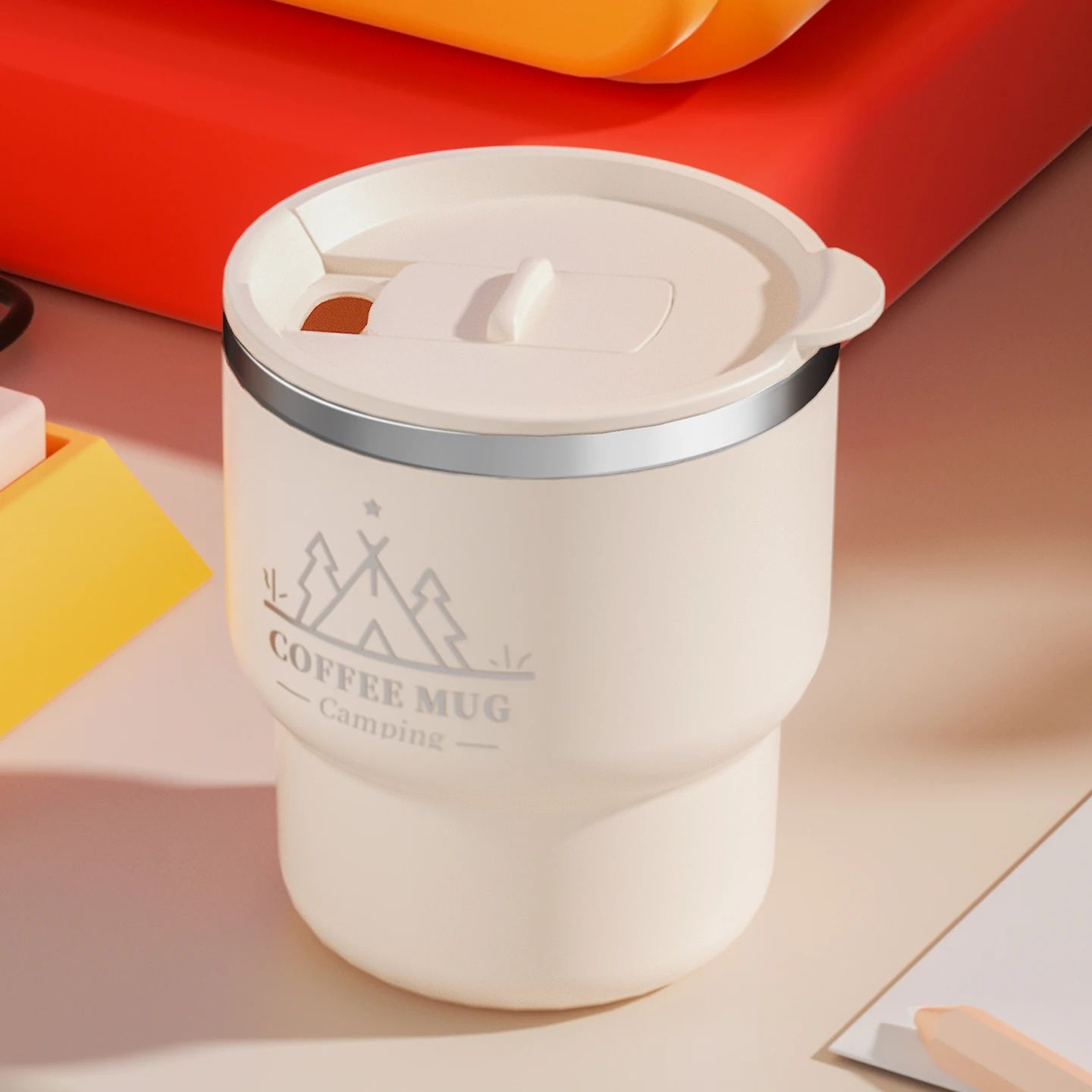 135 Fl Oz 304 Stainless Steel Insulated Thermal Cup  Double Wall Leakproof Office Coffee  Water Tum 5