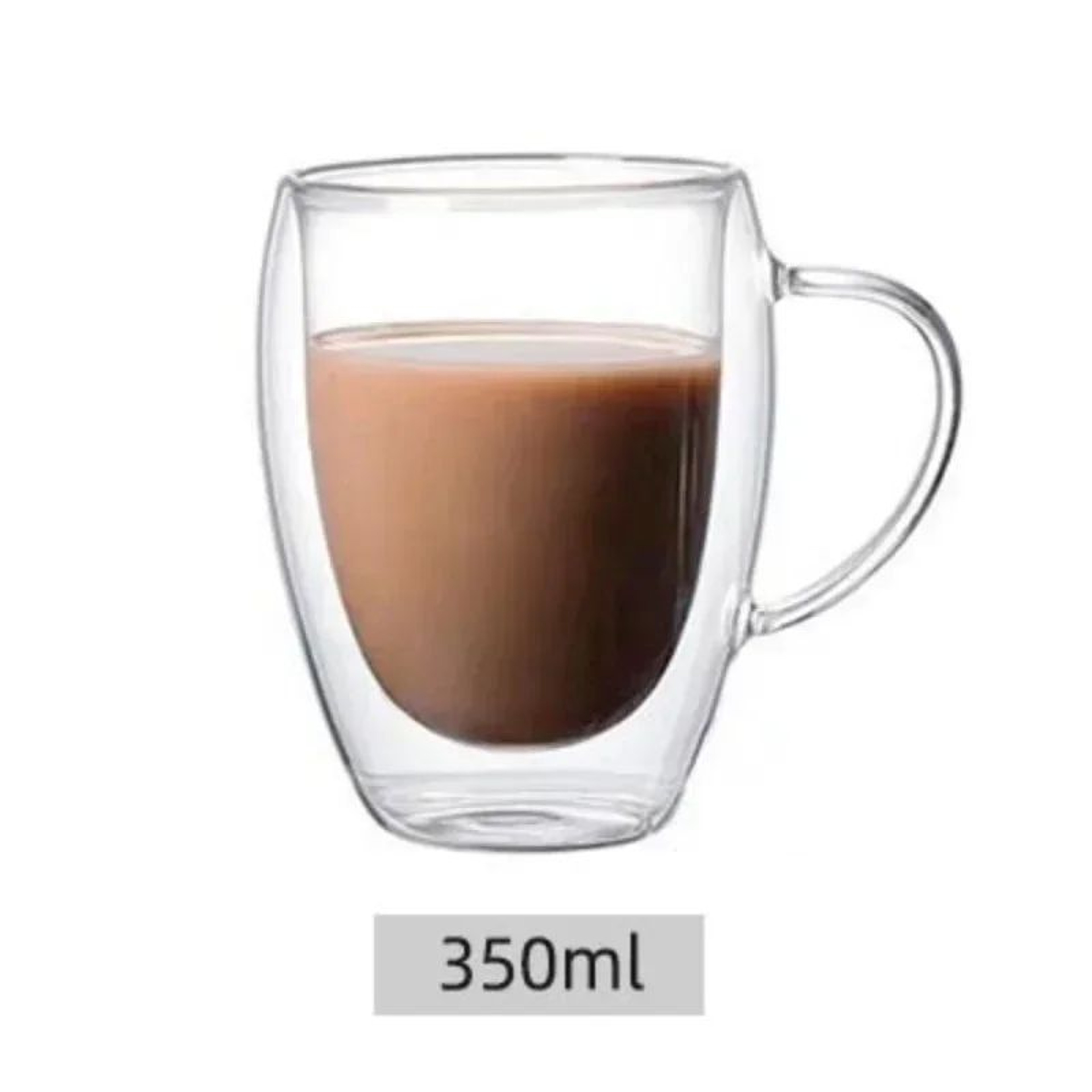 Double Wall Transparent Borosilicate Glass Coffee Cup  Insulated Espresso  Milk Mug 8