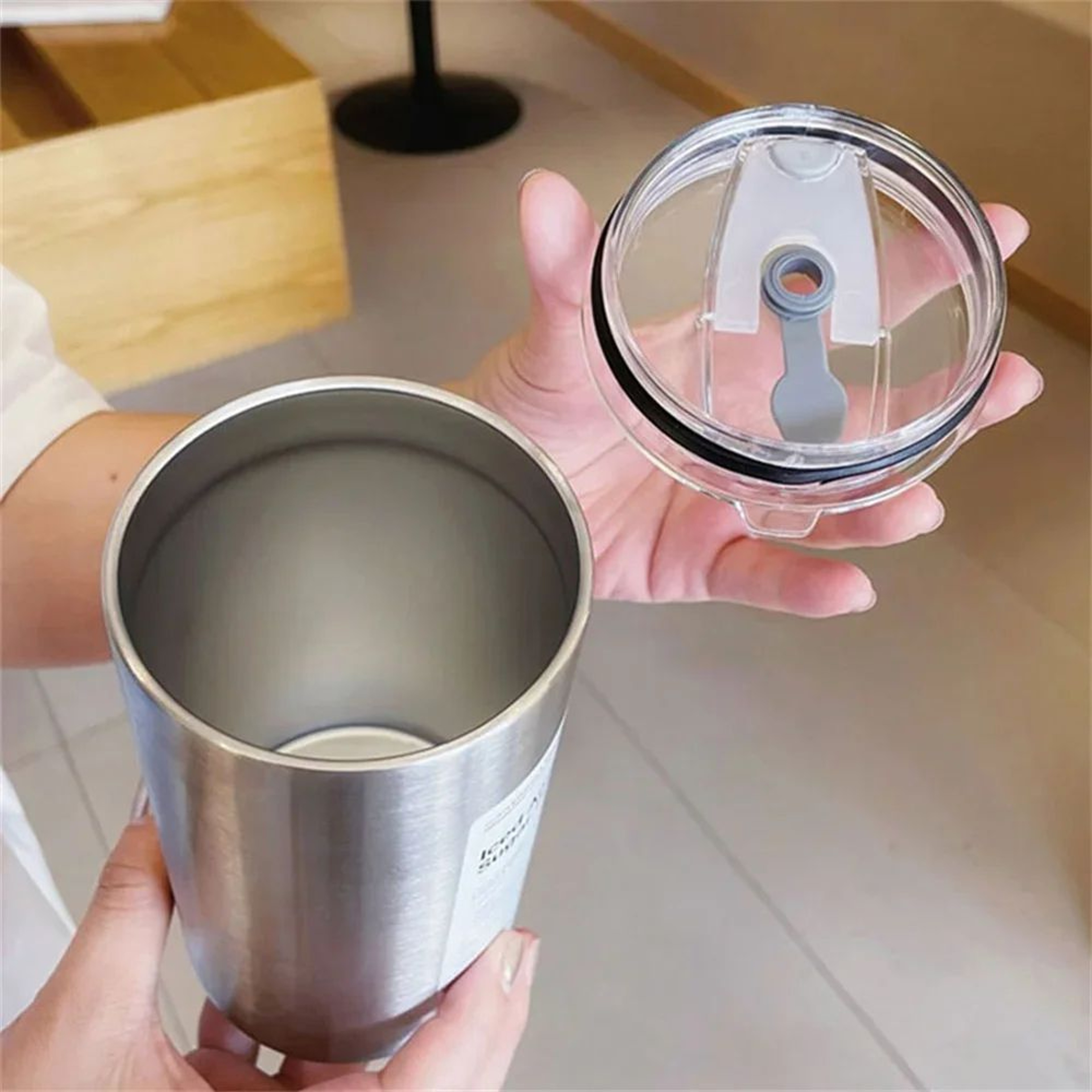 304 Stainless Steel Insulated Thermos Cup With Straw  Leakproof Vacuum Travel Coffee  Water Bottle 1