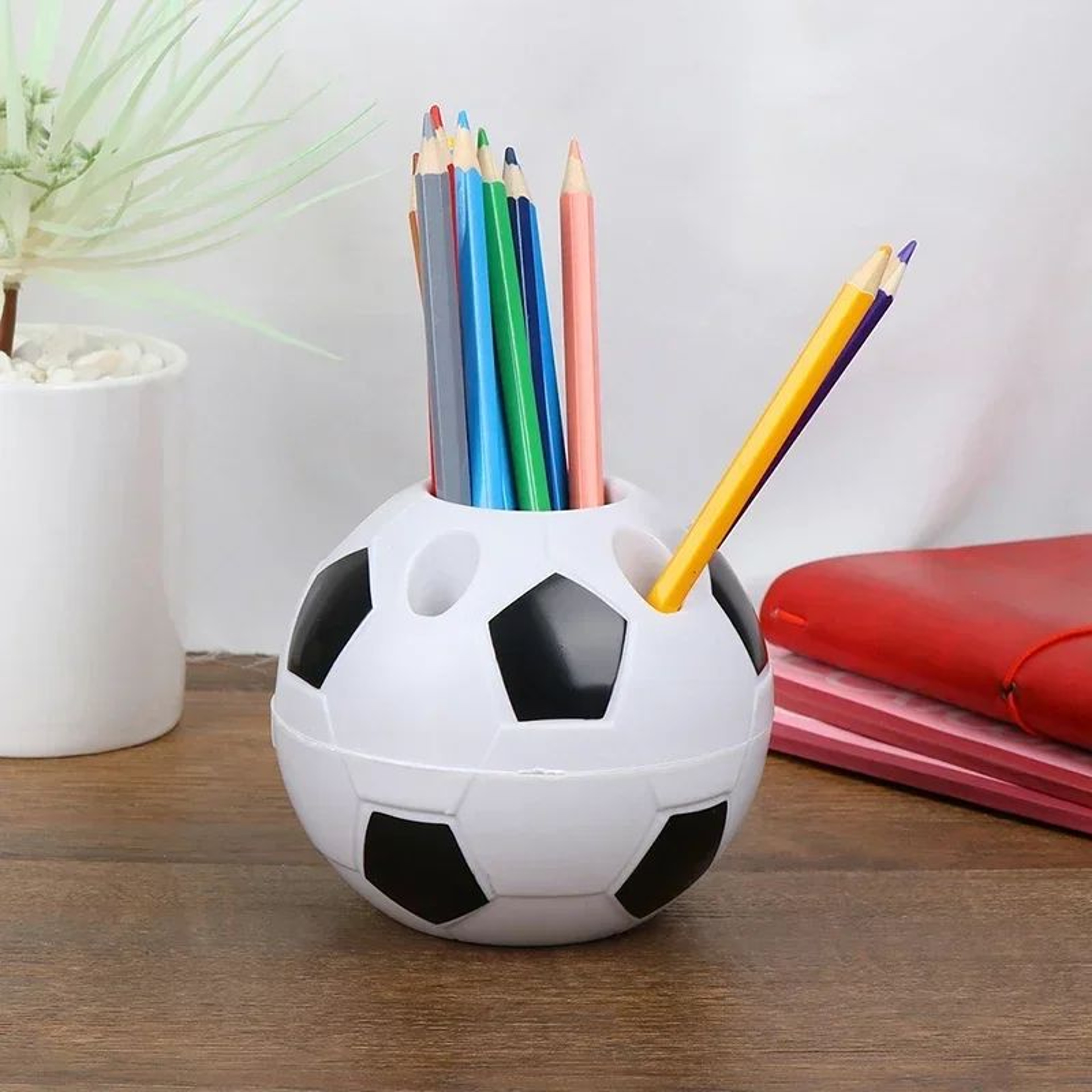 Threegrid Pen Holder Student Office Multifunctional Desktop Storage Box Makeup Brush Stationery Sma 4