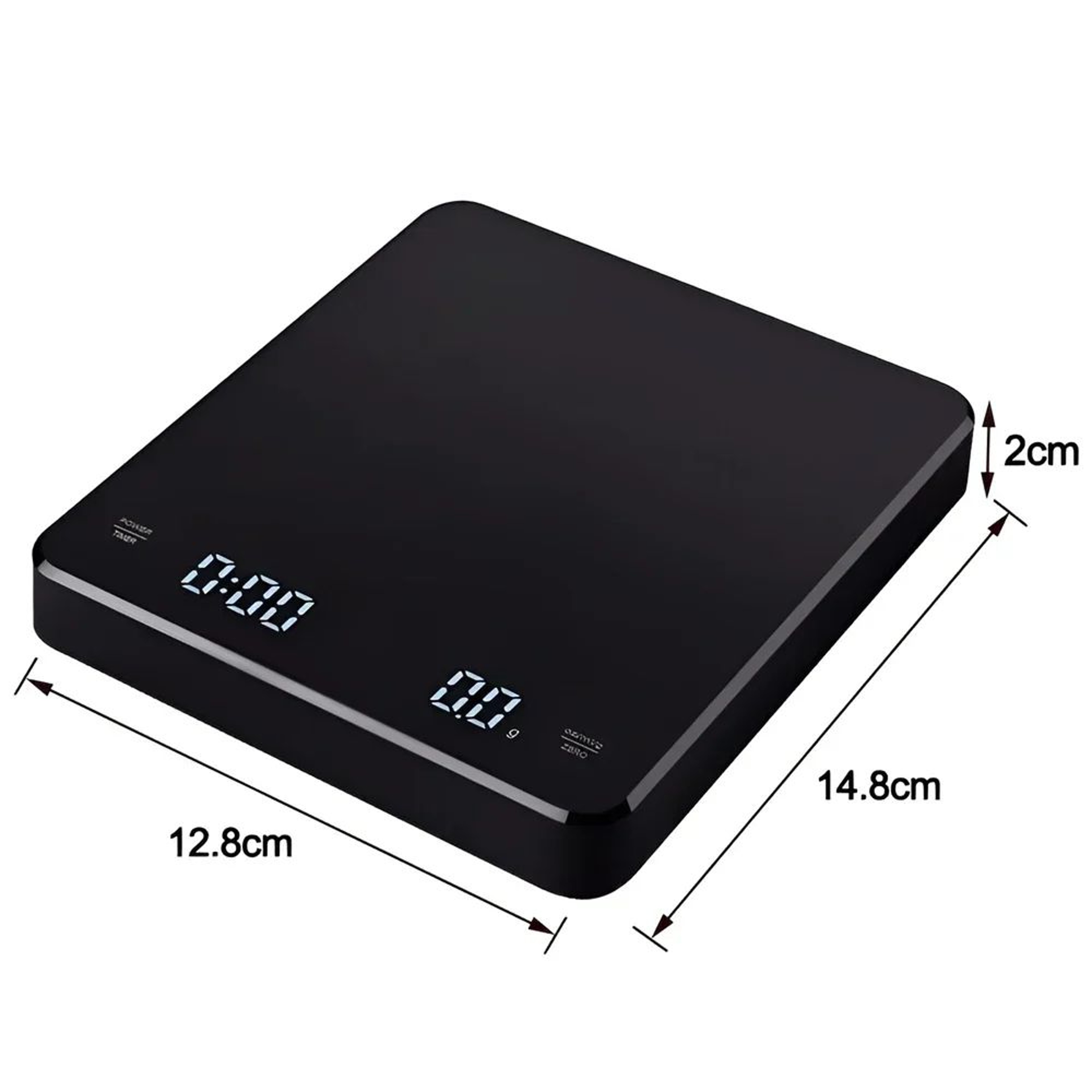 Digital Coffee Scale With Timer  01g HighPrecision Espresso Scale With LED Display  USBC Charging 6