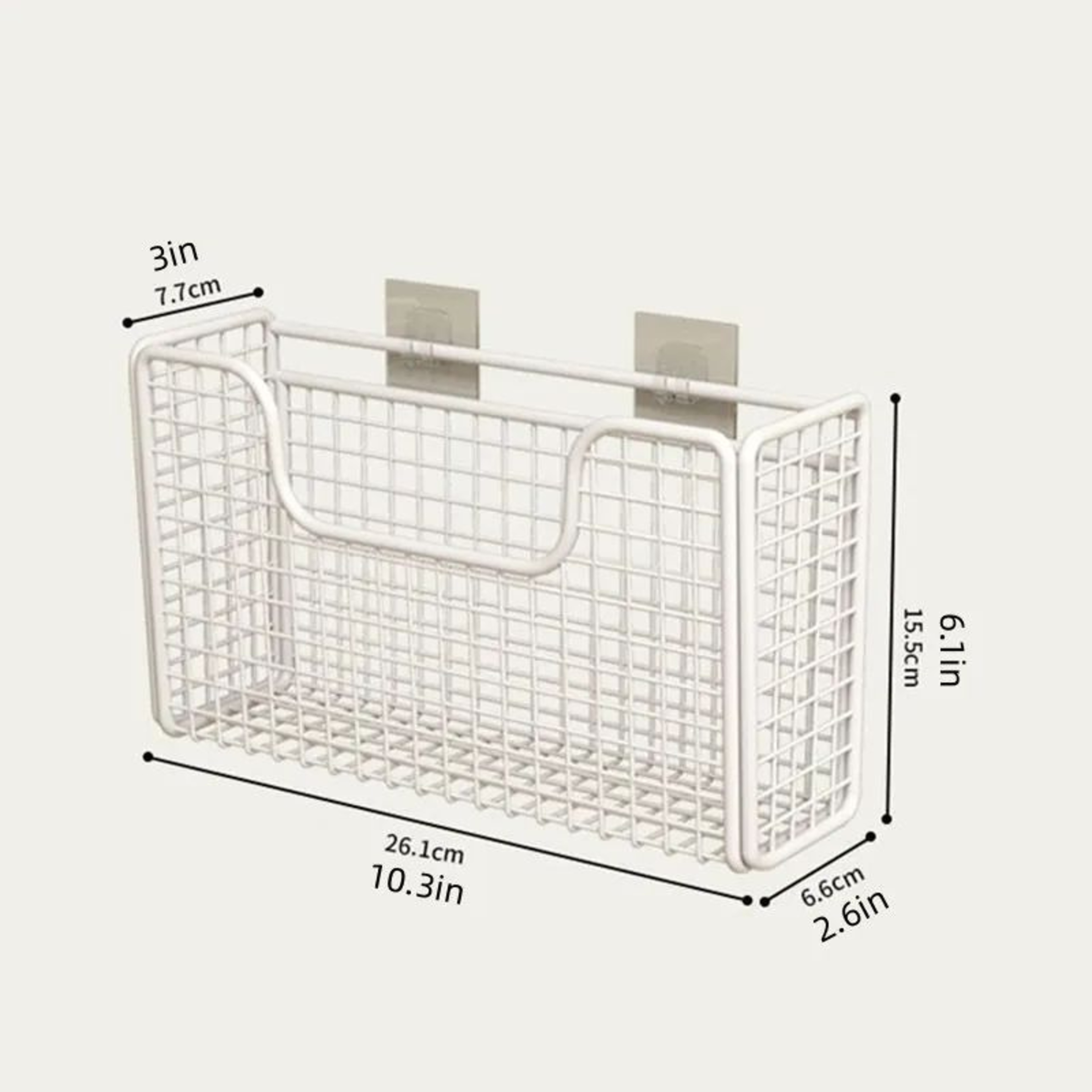 PunchFree Cabinet Door Storage Rack  WallMounted Iron Organizer For Kitchen  Bathroom 5