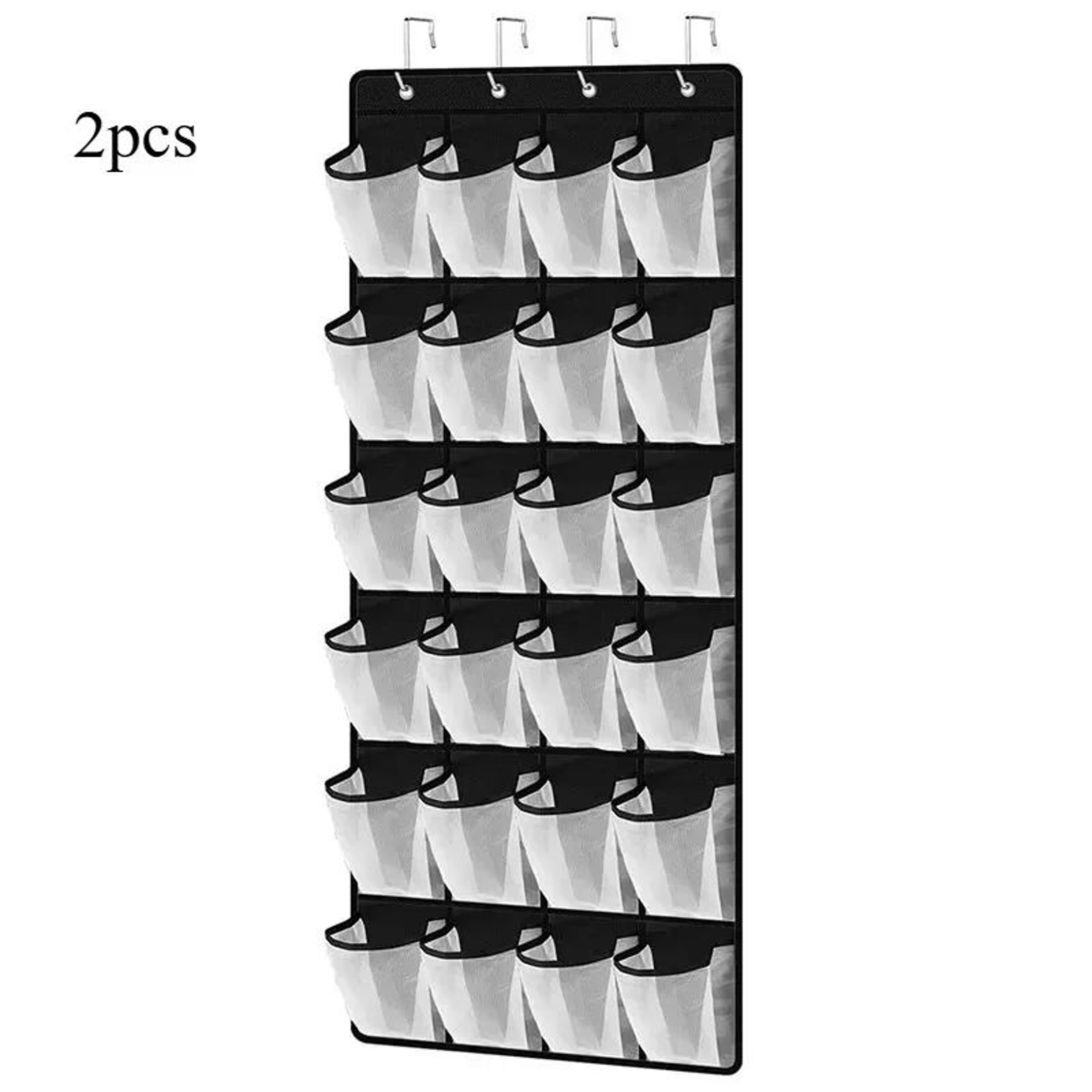 24Pocket Wall  Door Hanging Shoe Organizer  SpaceSaving Mesh Storage Rack 6