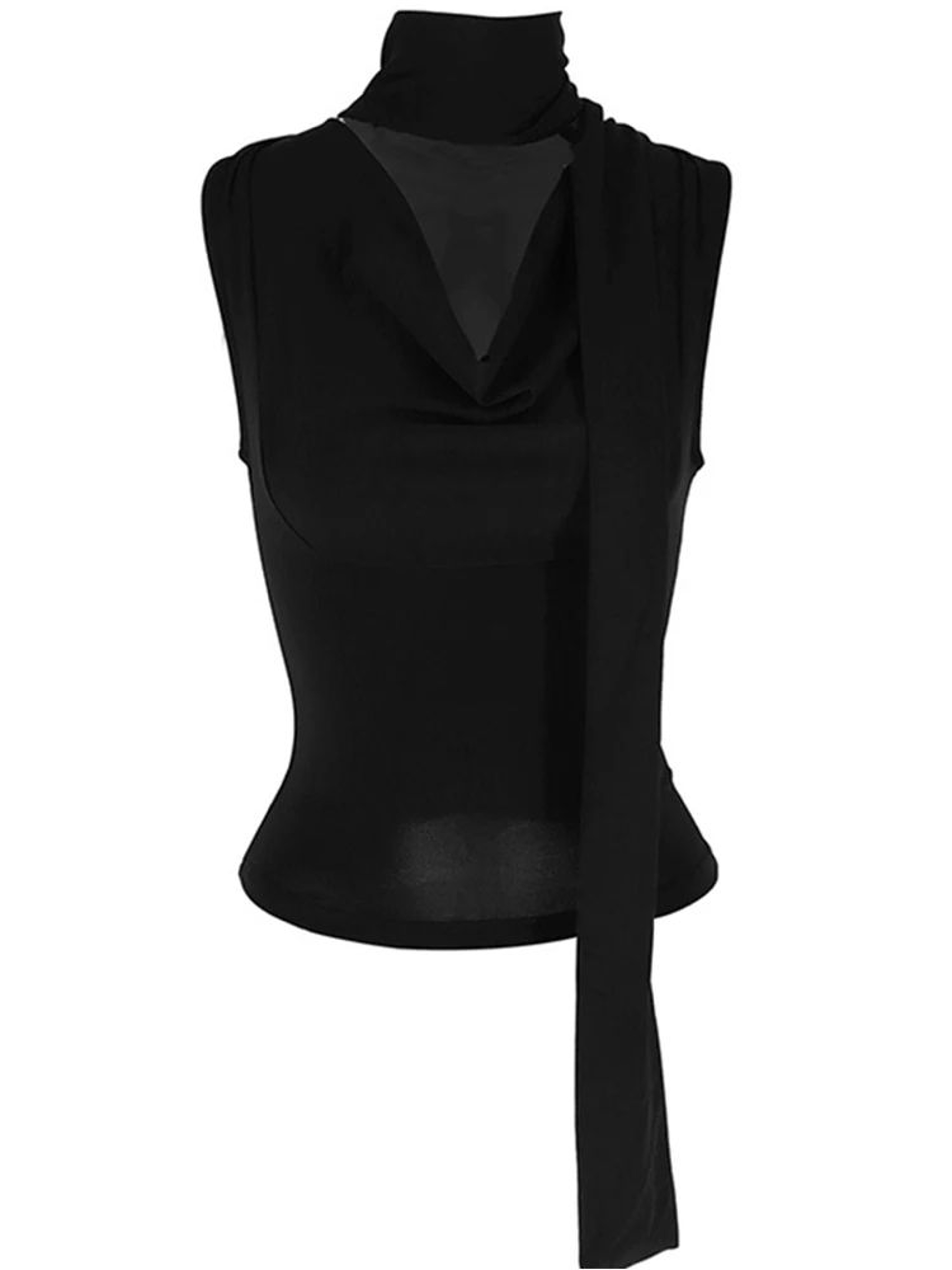 Womens VNeck Bandage Slim Tank Top  Sexy Streetwear Knitted Crop 3