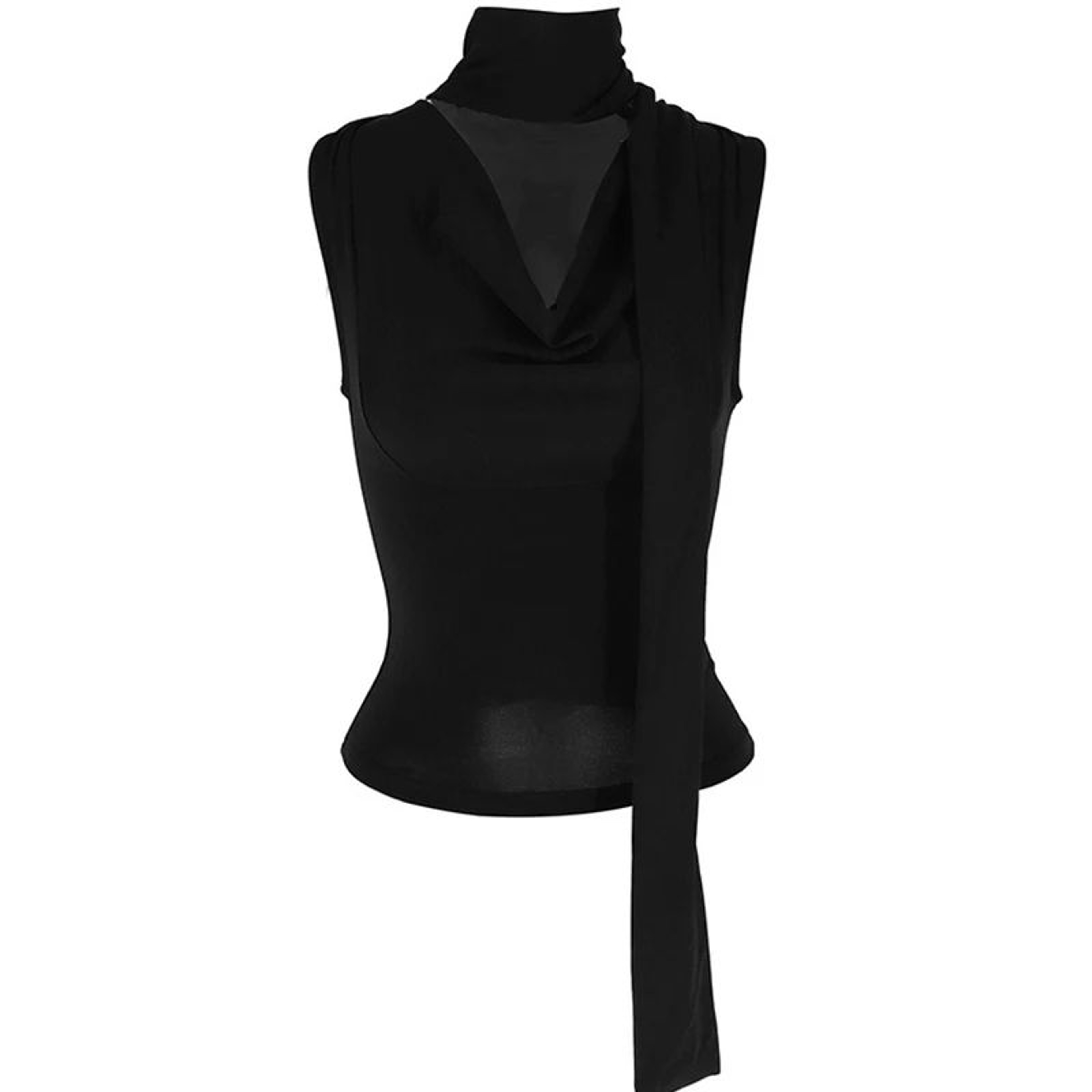 Womens VNeck Bandage Slim Tank Top  Sexy Streetwear Knitted Crop 6