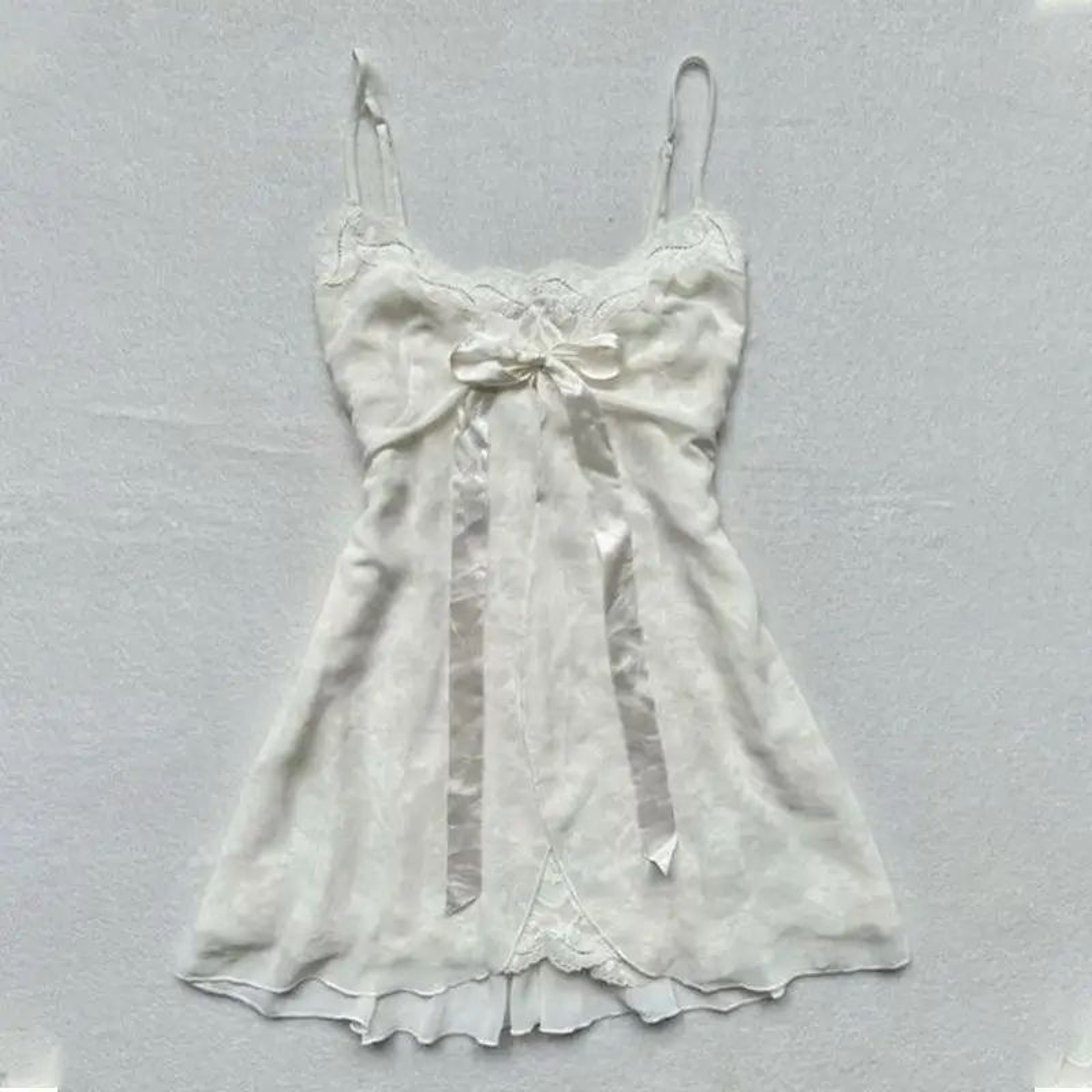 Y2K Lace Sling Backless Tank Top  Goth Coquette Punk Slim Cami 15