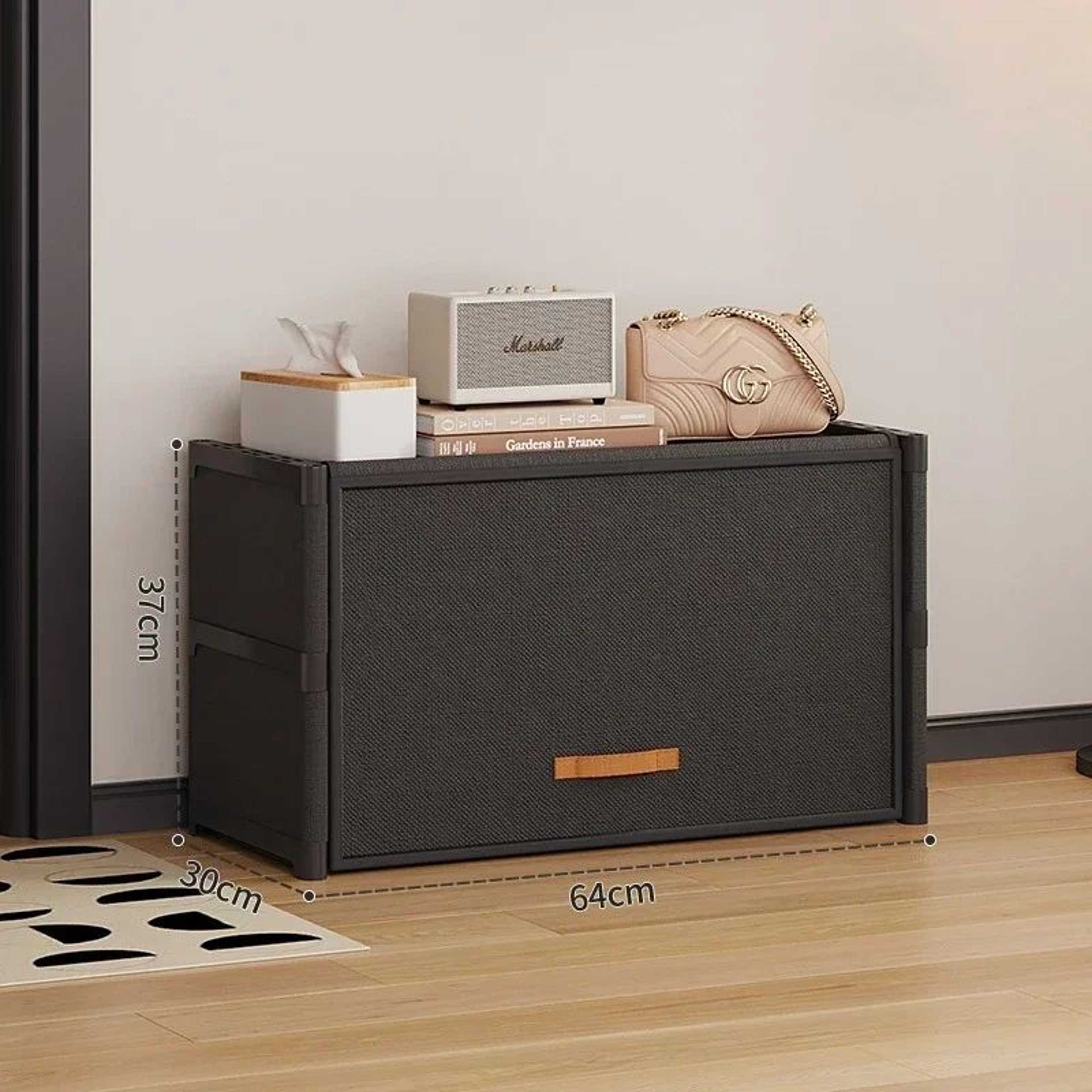 SpaceNest MultiLayer Shoe Rack Cabinet  SpaceSaving Entrance Shoe Organizer With Curtain Cover 6