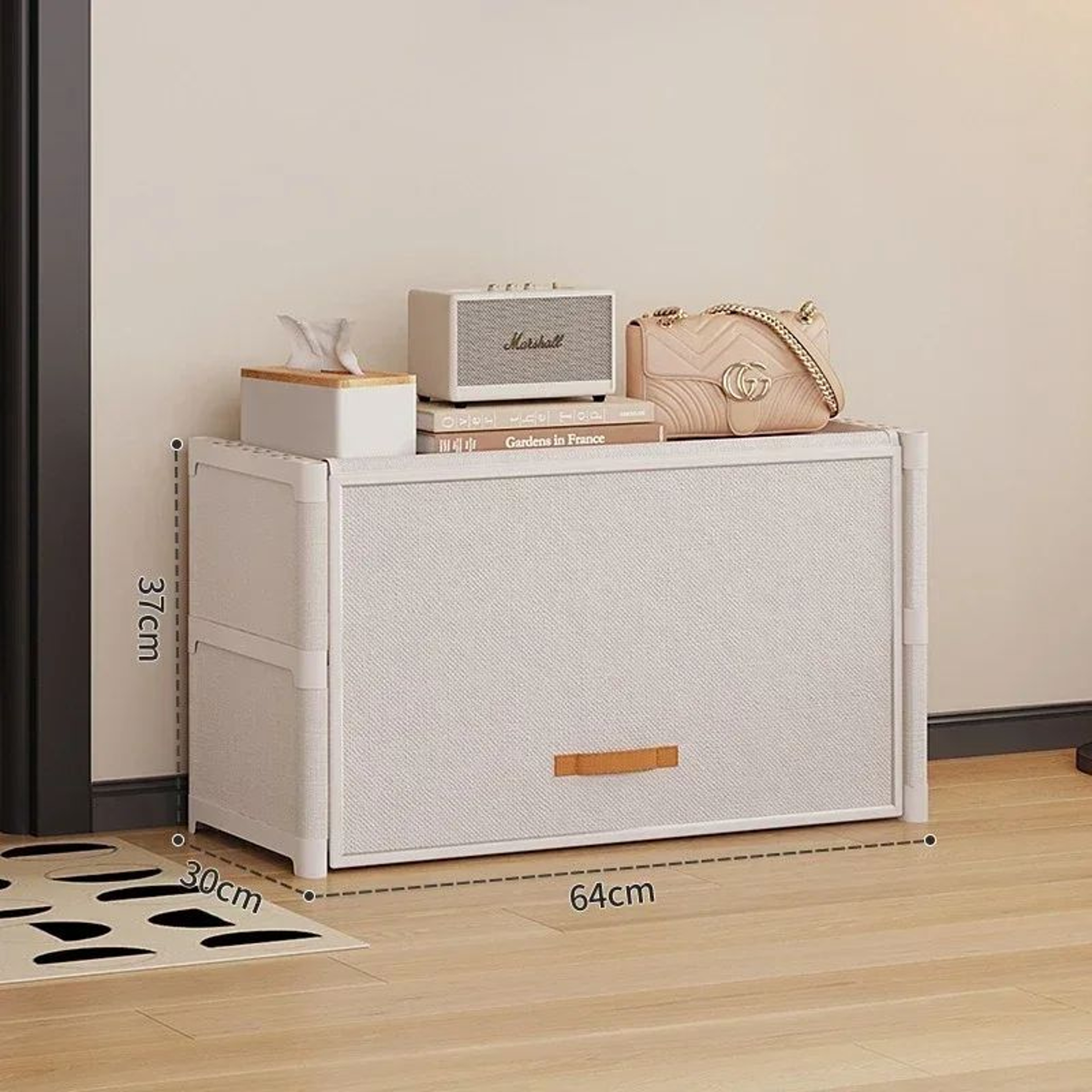 SpaceNest MultiLayer Shoe Rack Cabinet  SpaceSaving Entrance Shoe Organizer With Curtain Cover 8