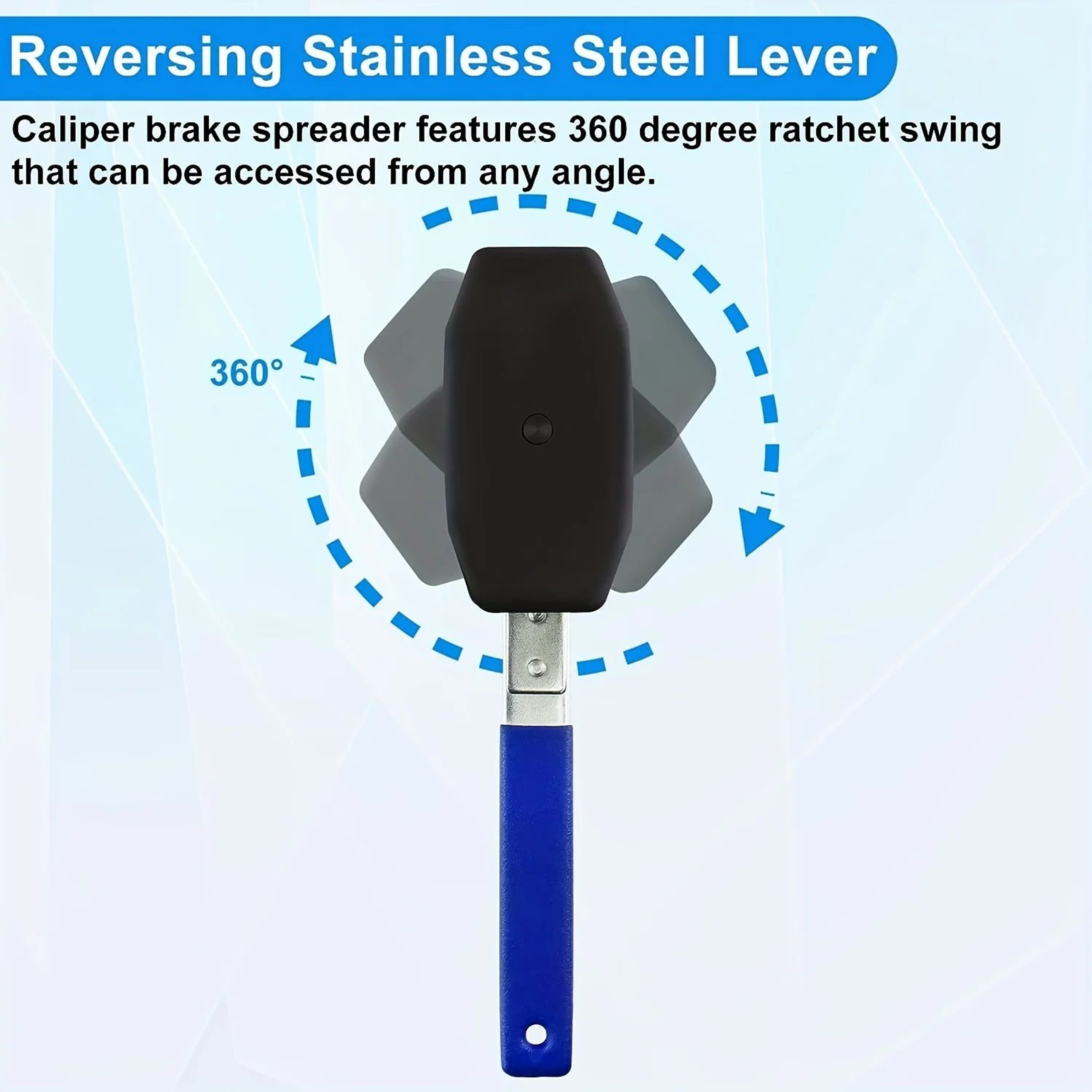 Steel Ratchet Brake Caliper Piston Spreader Tool  Single Twin  Quad Disc Brake Pad Separator 3