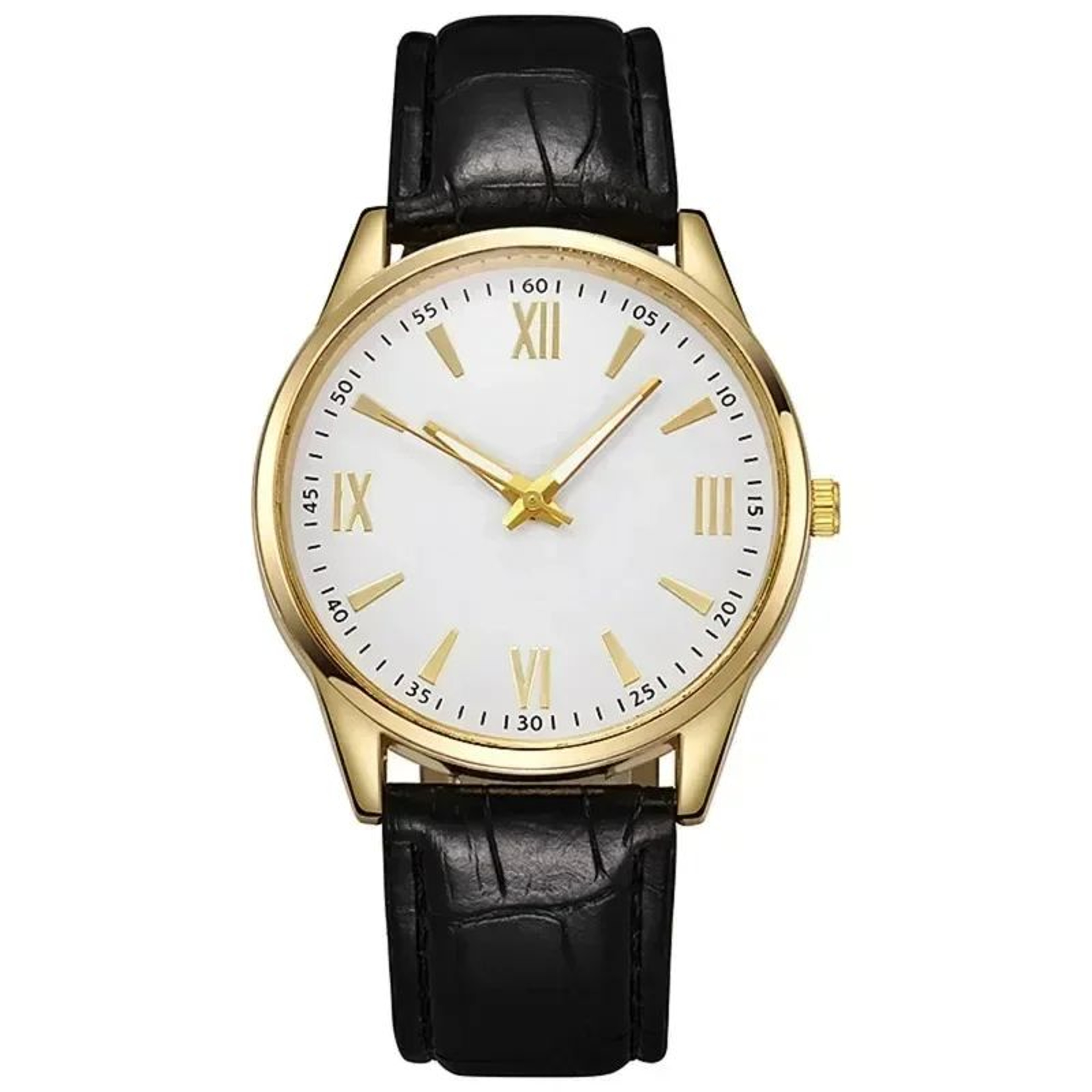 Luxury Minimalist Mens Quartz Watch  Ultra Thin 40mm Business Leather Band Wristwatch 0