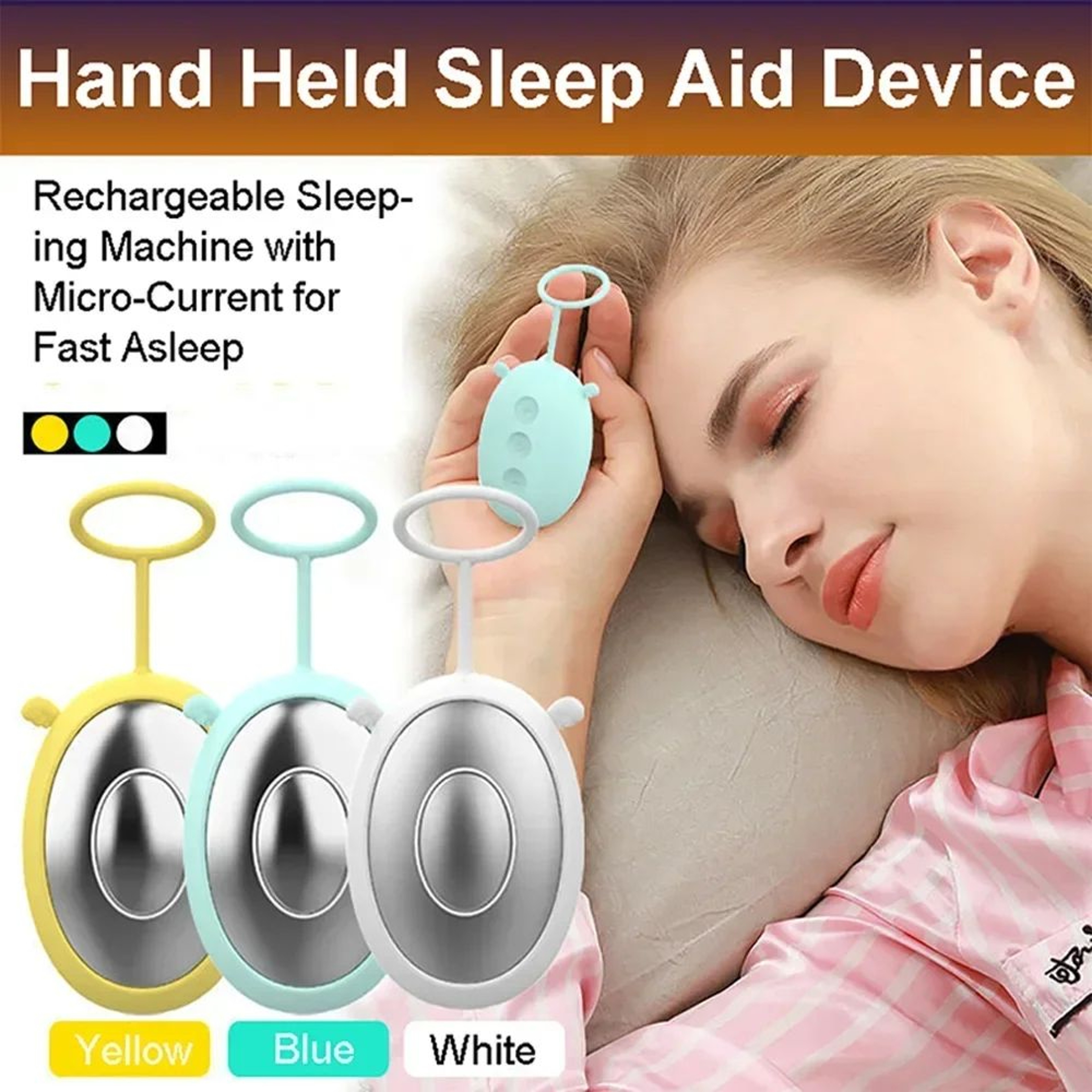 Smart Sleep Aid Head Massager  Anxiety Relief  Deep Sleep Support Device 0