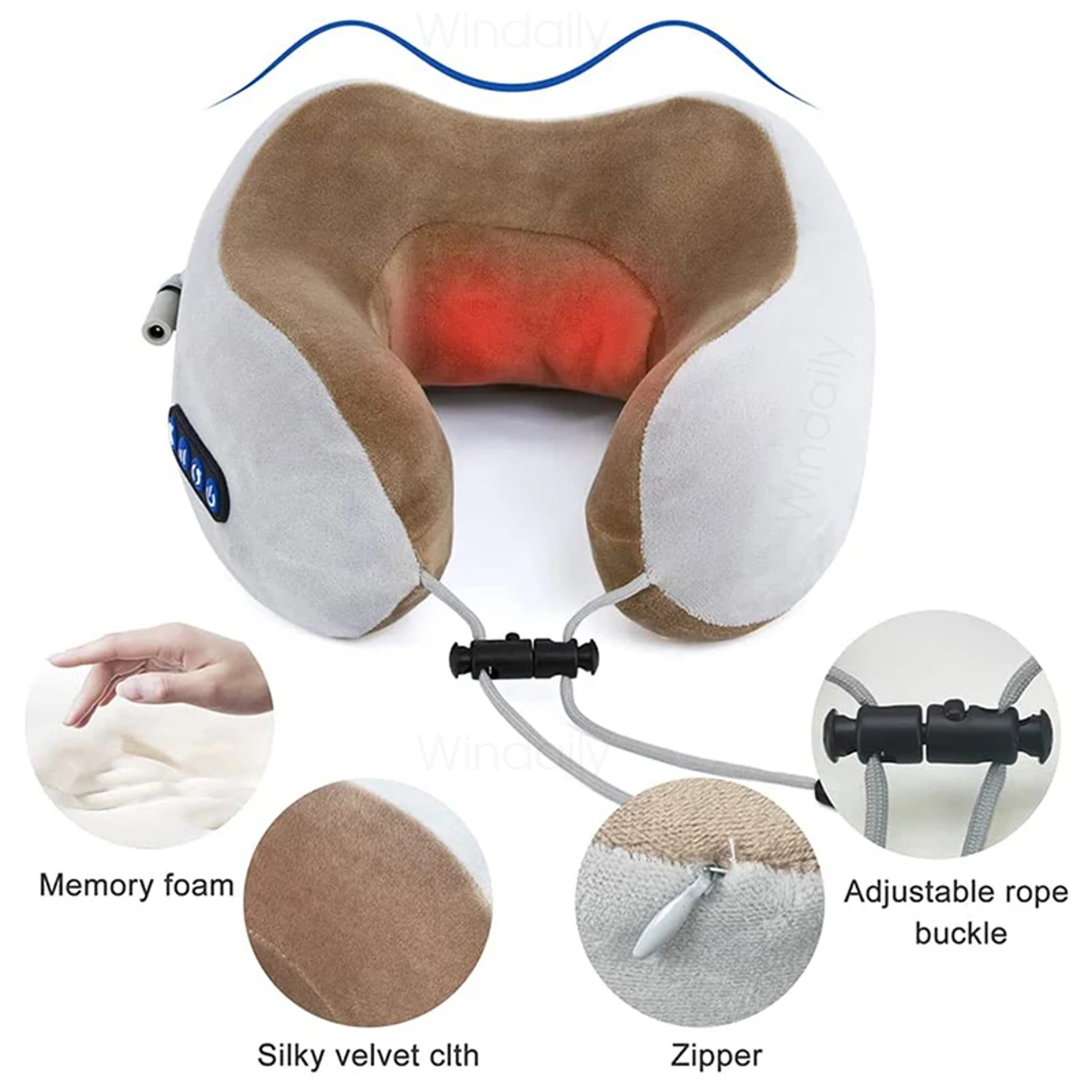 Shiatsu Neck & Shoulder Massager with Heat | Pain Relief & Relaxation – view 3