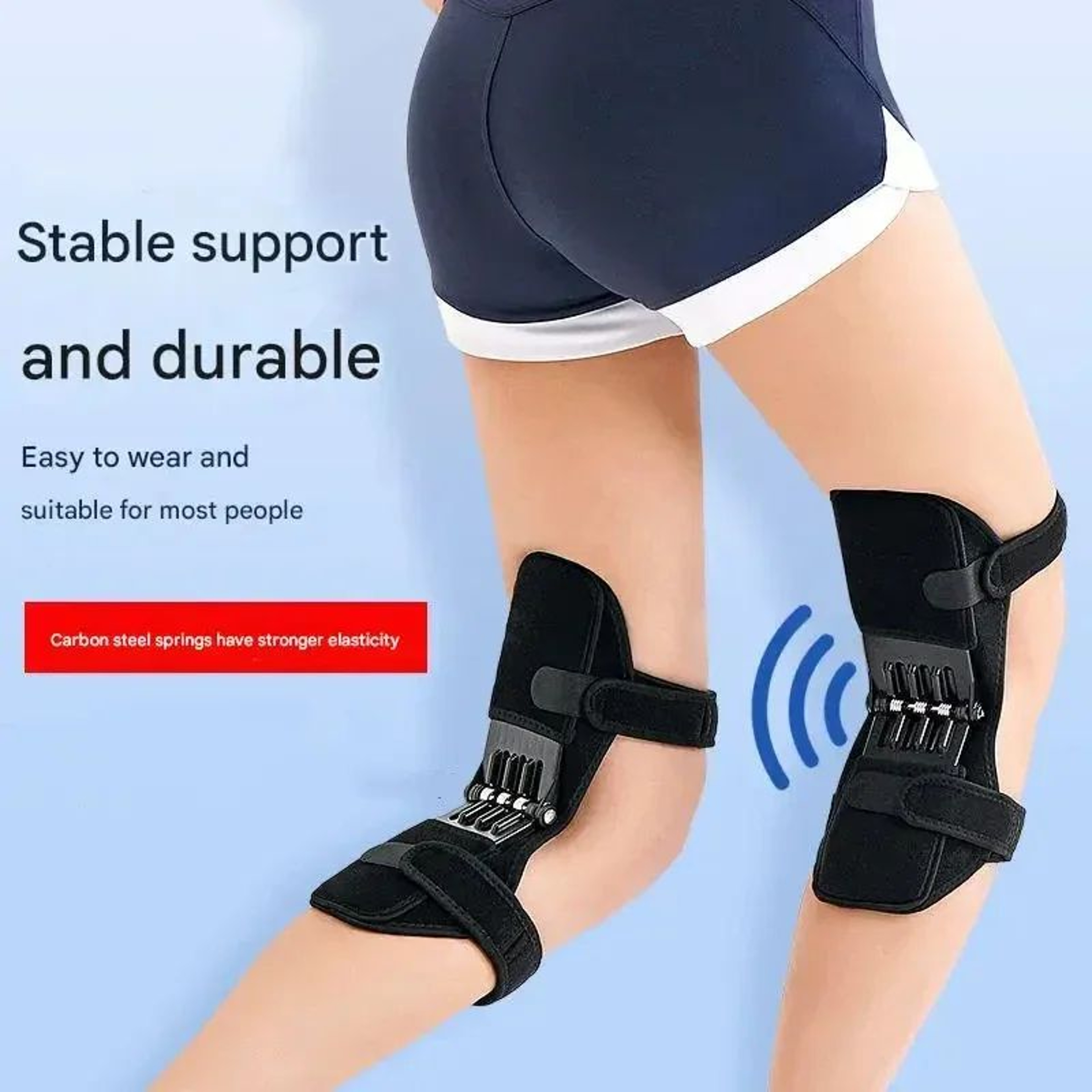 Knee Joint Booster Support Brace  Patellar Stabilizer For Walking Climbing  Sports 3