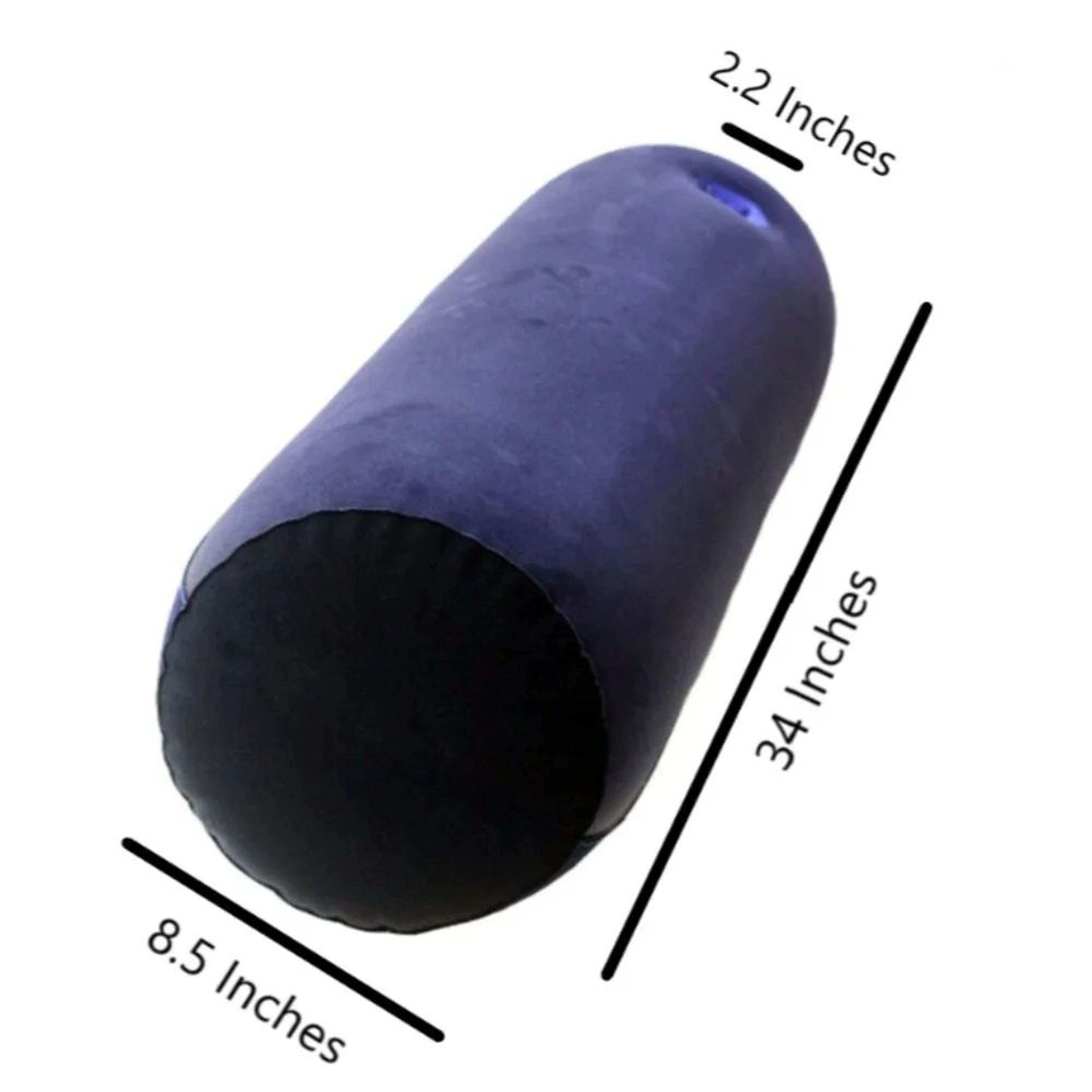Inflatable PVC Flocking Wedge Pillow  Soft Triangle  Cylinder Support Cushion 7