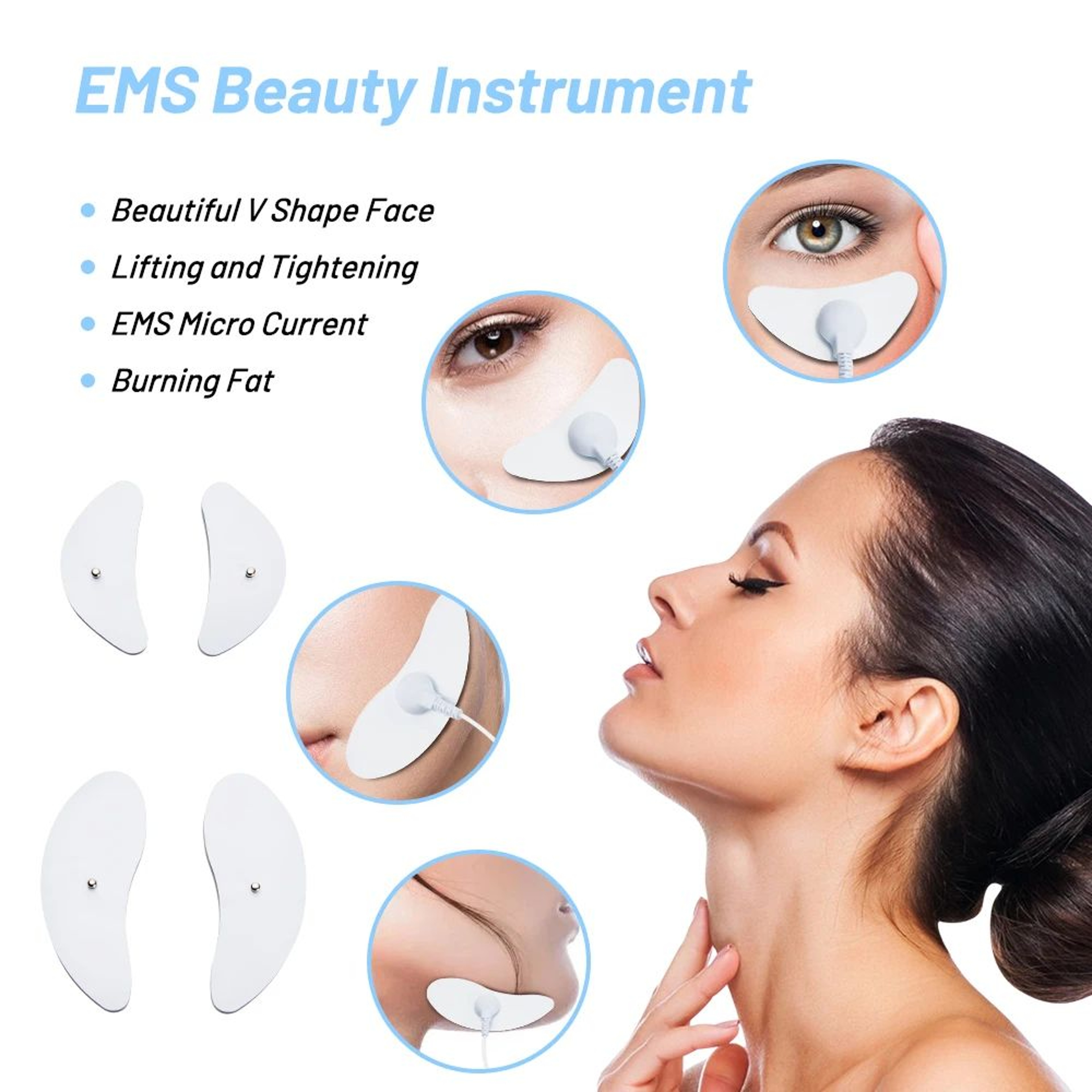 LiftGlow Pro EMS Facial Massager  Microcurrent Face  Neck Skin Tightening Device 1