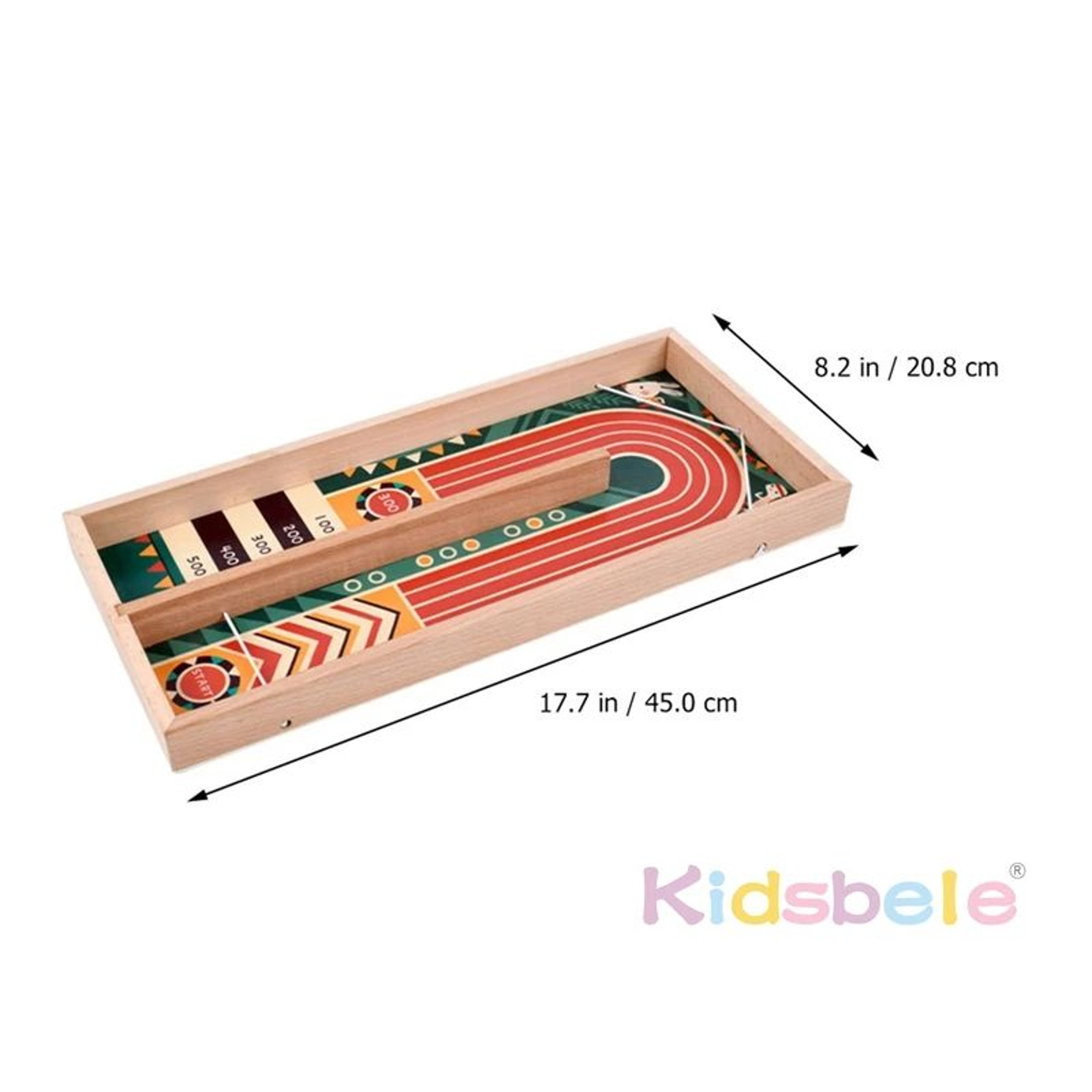 RapidSling Wooden Disc Battle Board Game  FastPaced Family Tabletop Curling Challenge 5