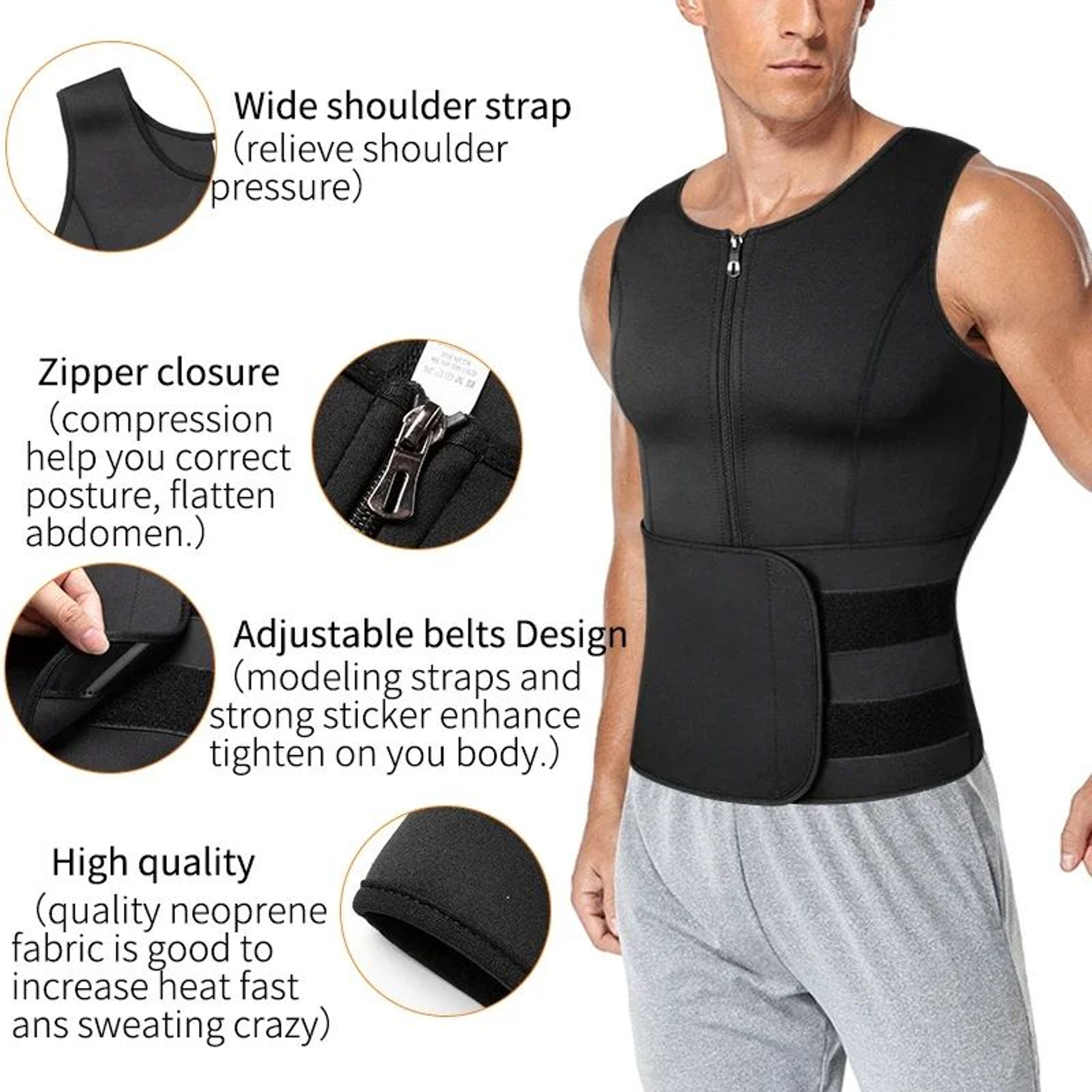 PostureAlign Medical Clavicle Support Brace  Adjustable Upper Back  Shoulder Posture Corrector Belt 3