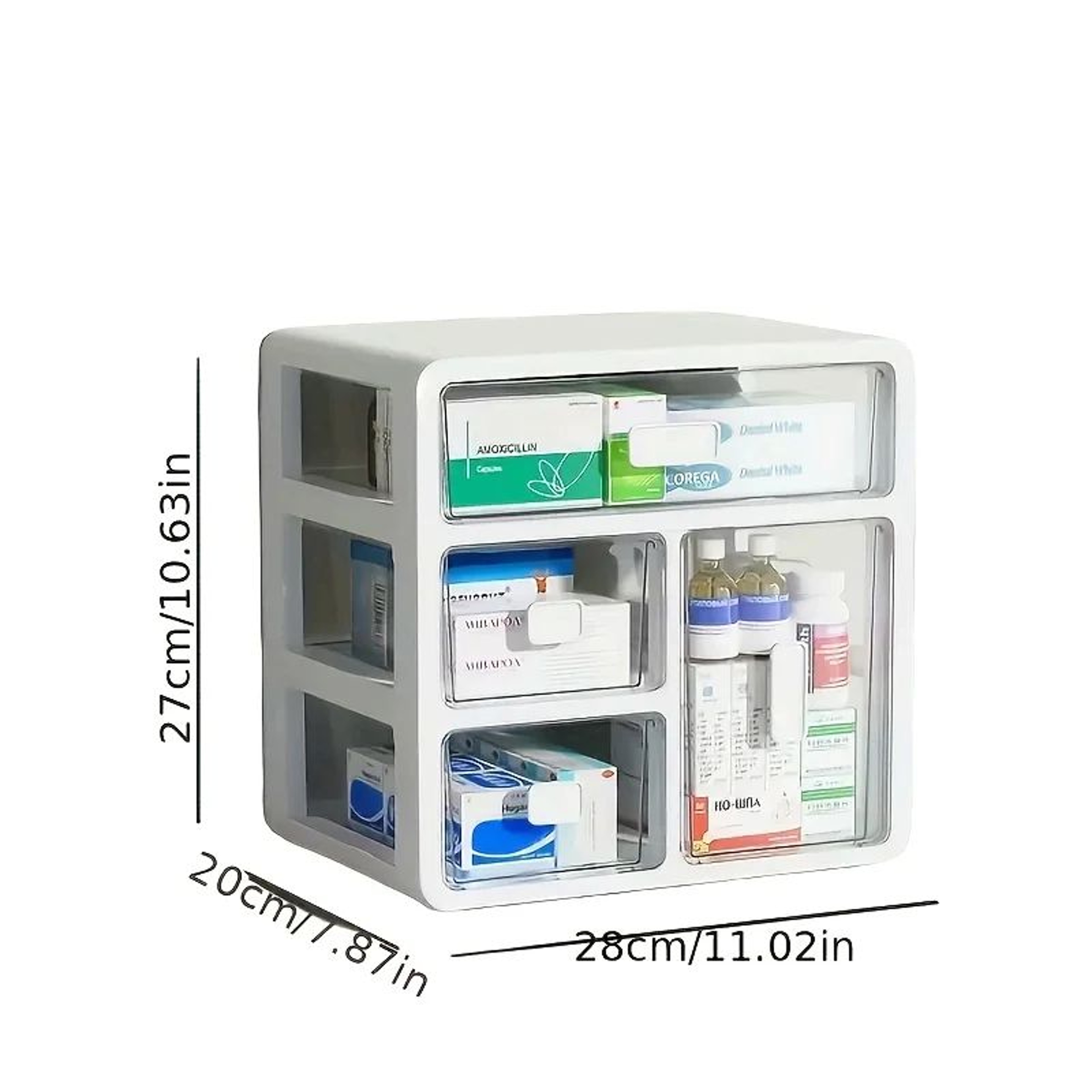 ProGuard MultiLayer Drawer Medicine Storage Cabinet  Large Capacity Medical Organizer For Clinics   2