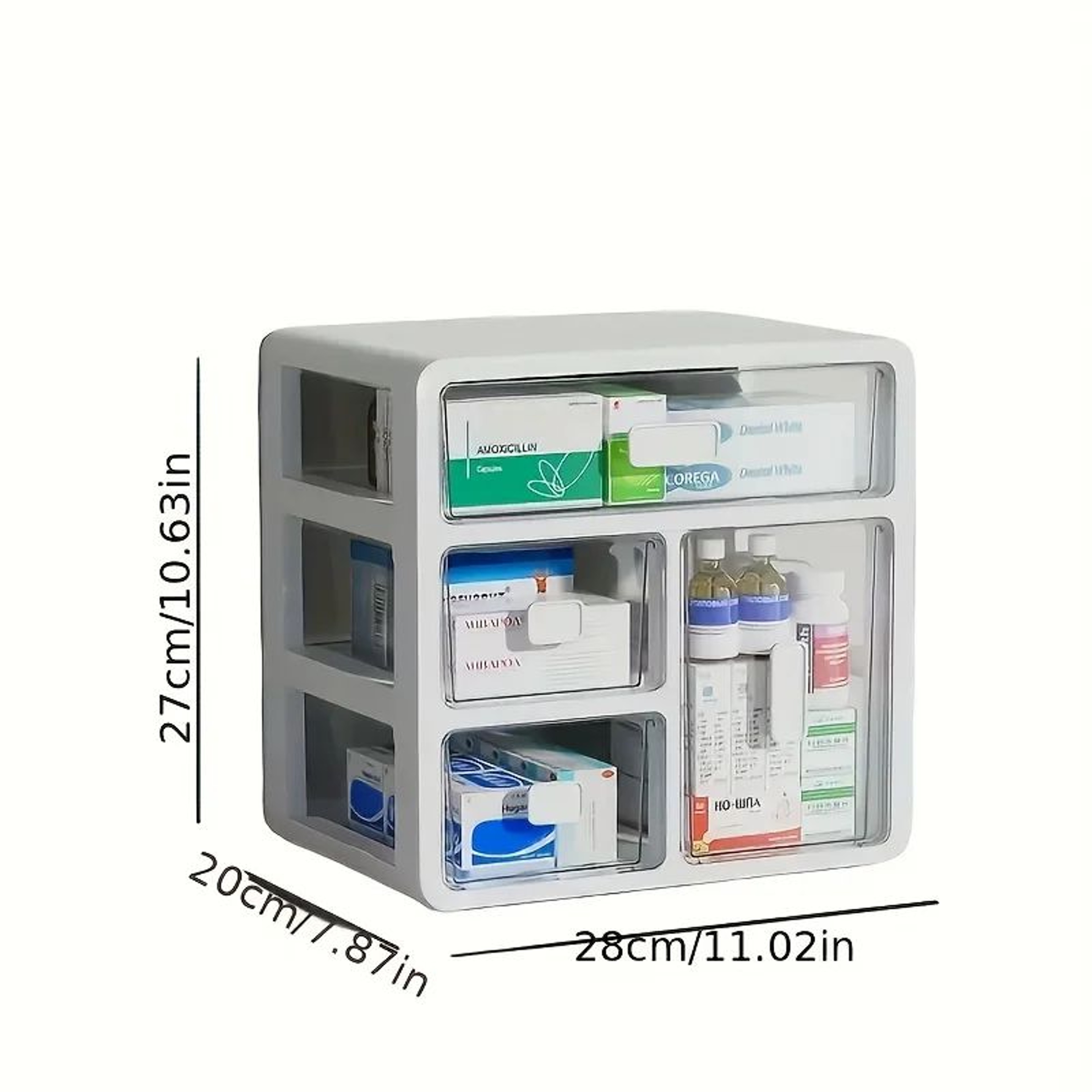 ProGuard MultiLayer Drawer Medicine Storage Cabinet  Large Capacity Medical Organizer For Clinics   6