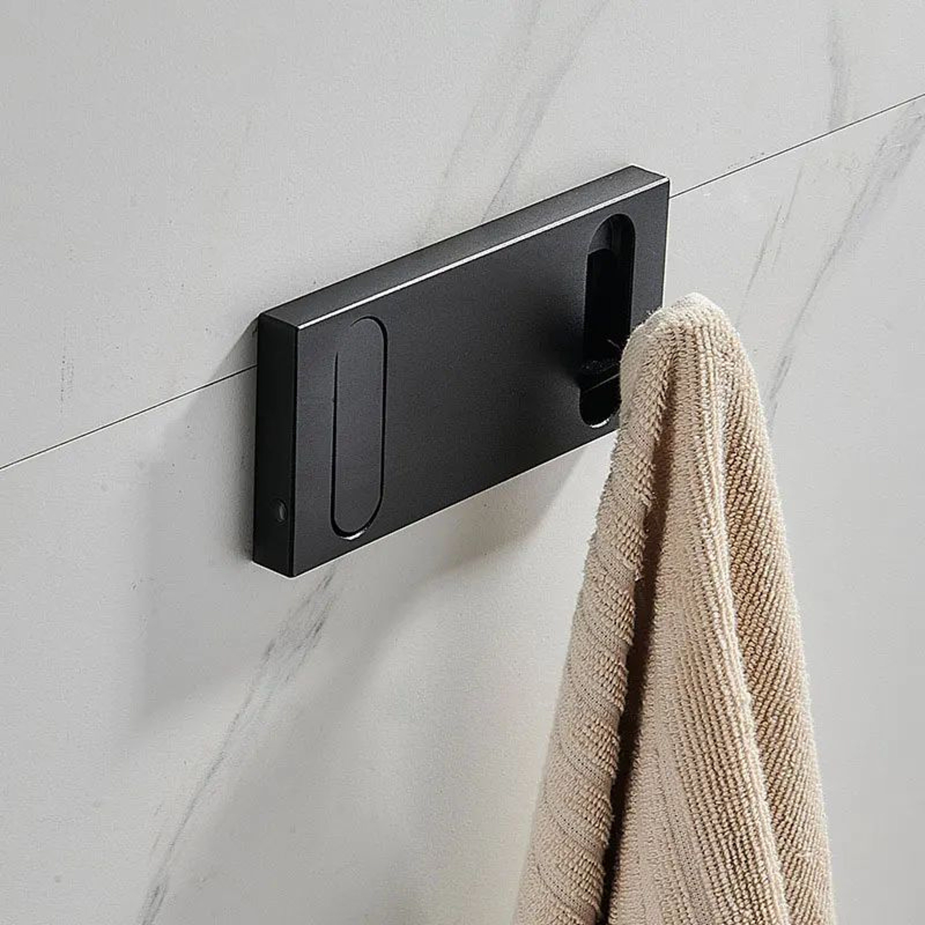 FlexHide Invisible Folding Wall Hooks  Space Aluminum SelfClosing Coat  Towel Hanger 7
