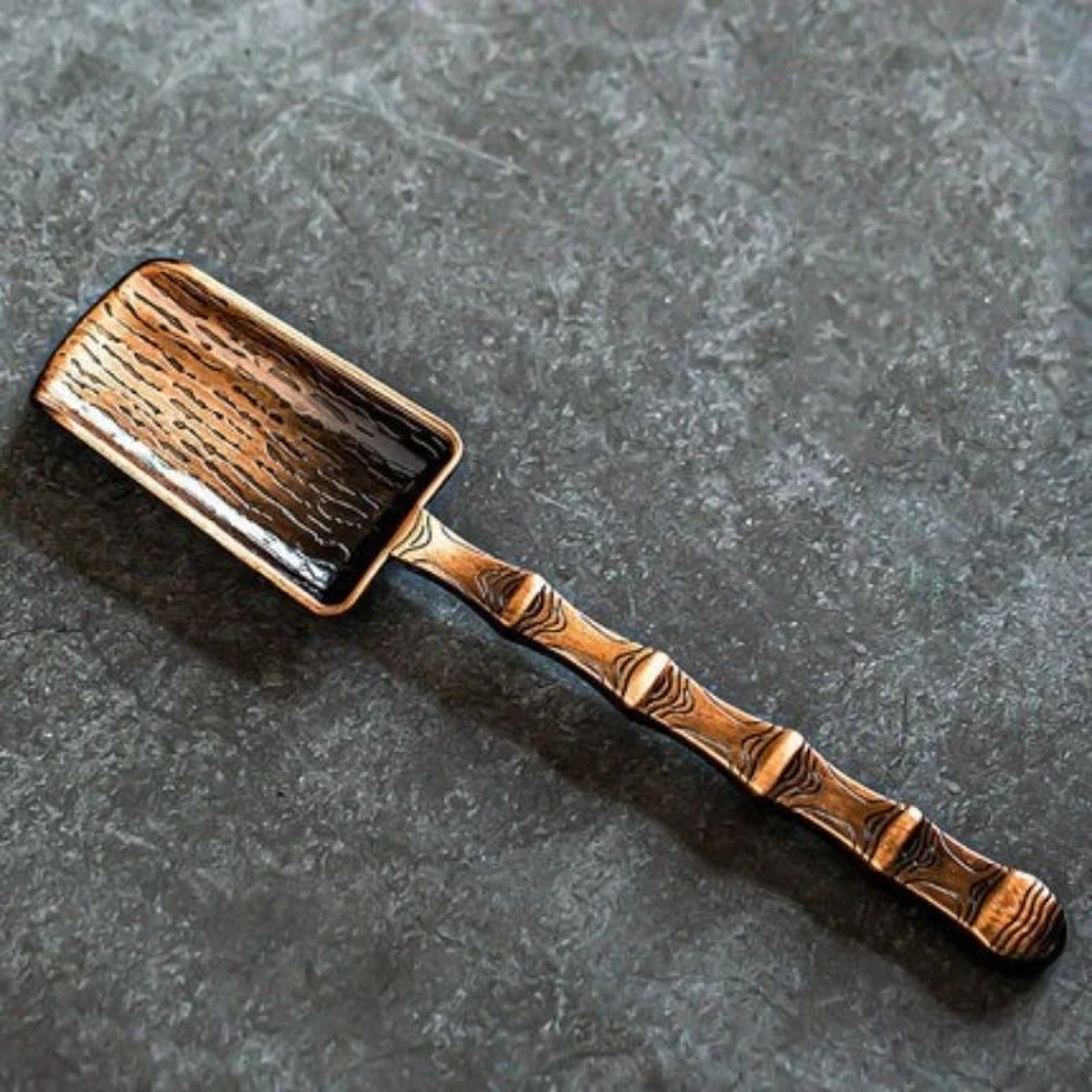 CloudElegance Alloy Tea Spoon  Retro Auspicious Cloud Kung Fu Tea Shovel Tool 10