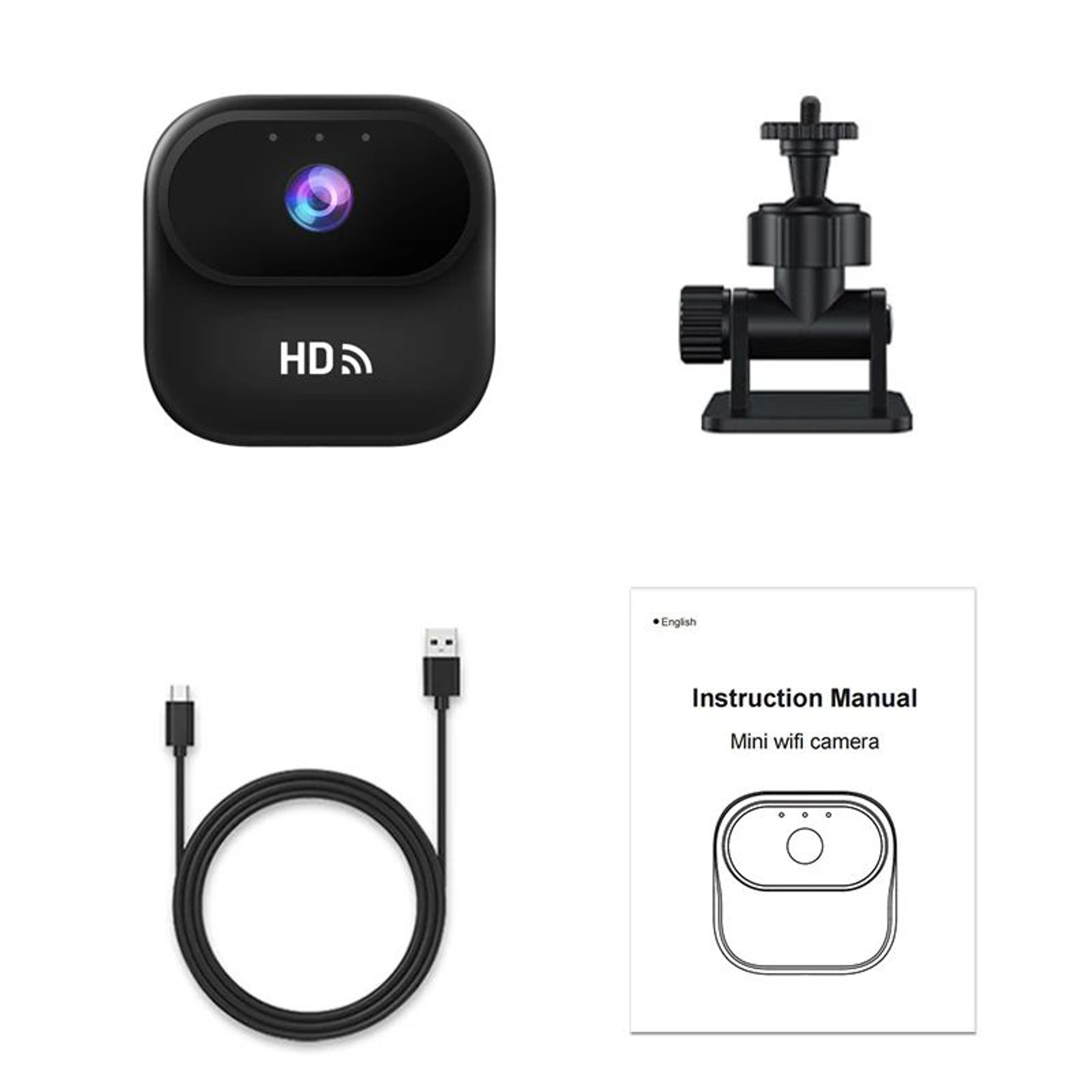 Ourlife A800 Mini WiFi Security Camera 1080P  Smart Home Surveillance Cam With Motion Tracking 6