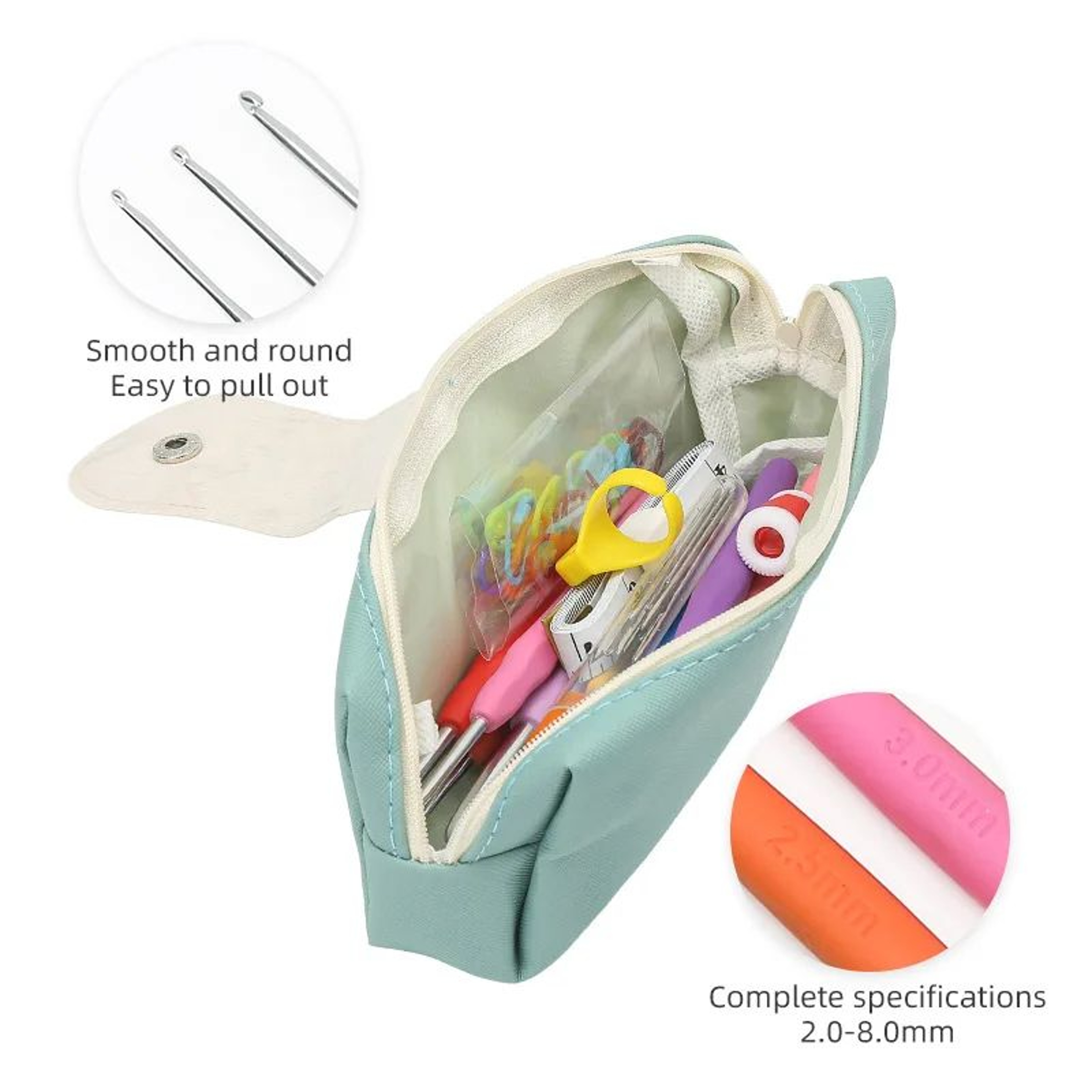 ComfortGrip ExtraLong Ergonomic Crochet Hook Set For Beginners  Arthritis Relief 2