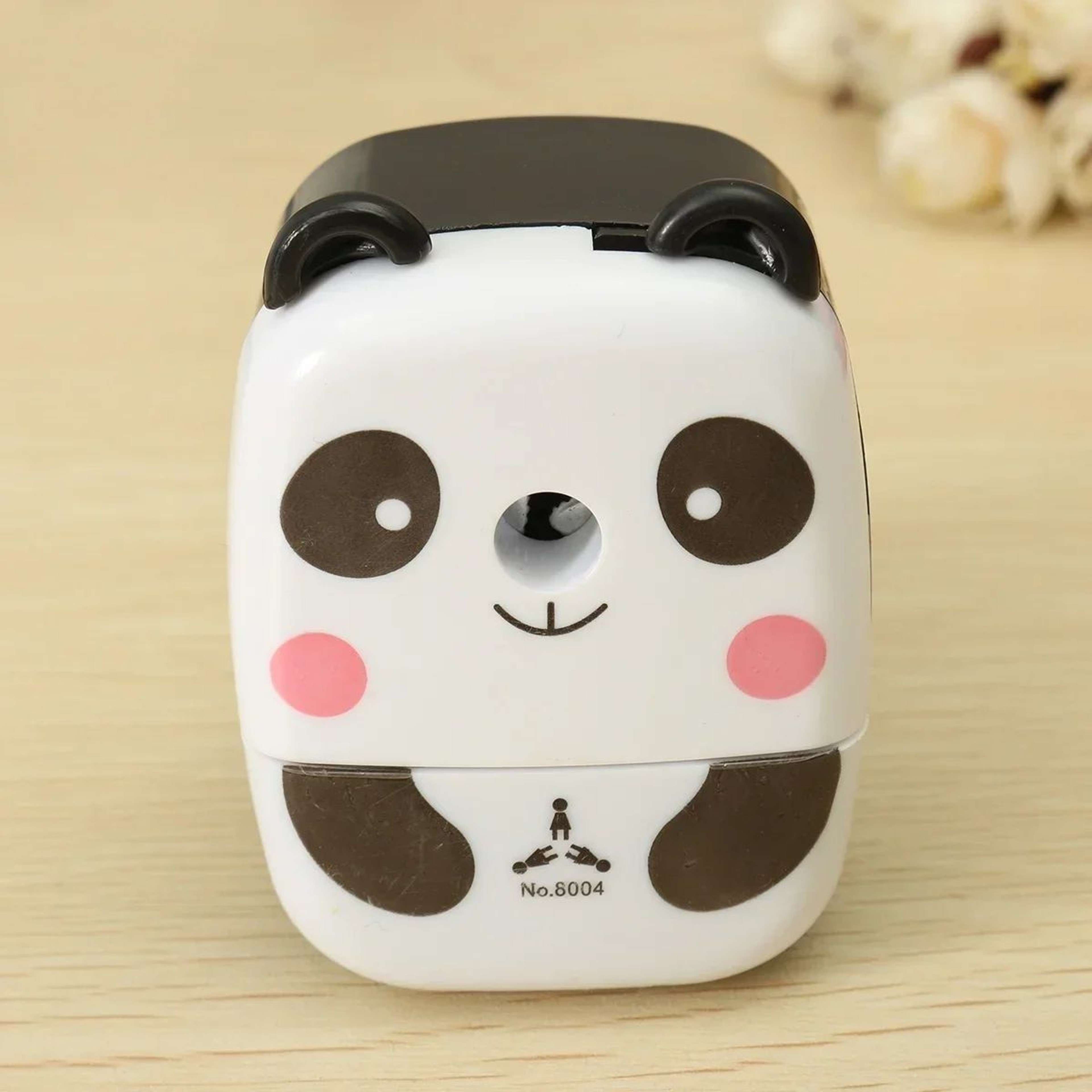 Cartoon Panda  Tiger HandCrank Pencil Sharpener  Cute Animal Portable School Sharpener 6