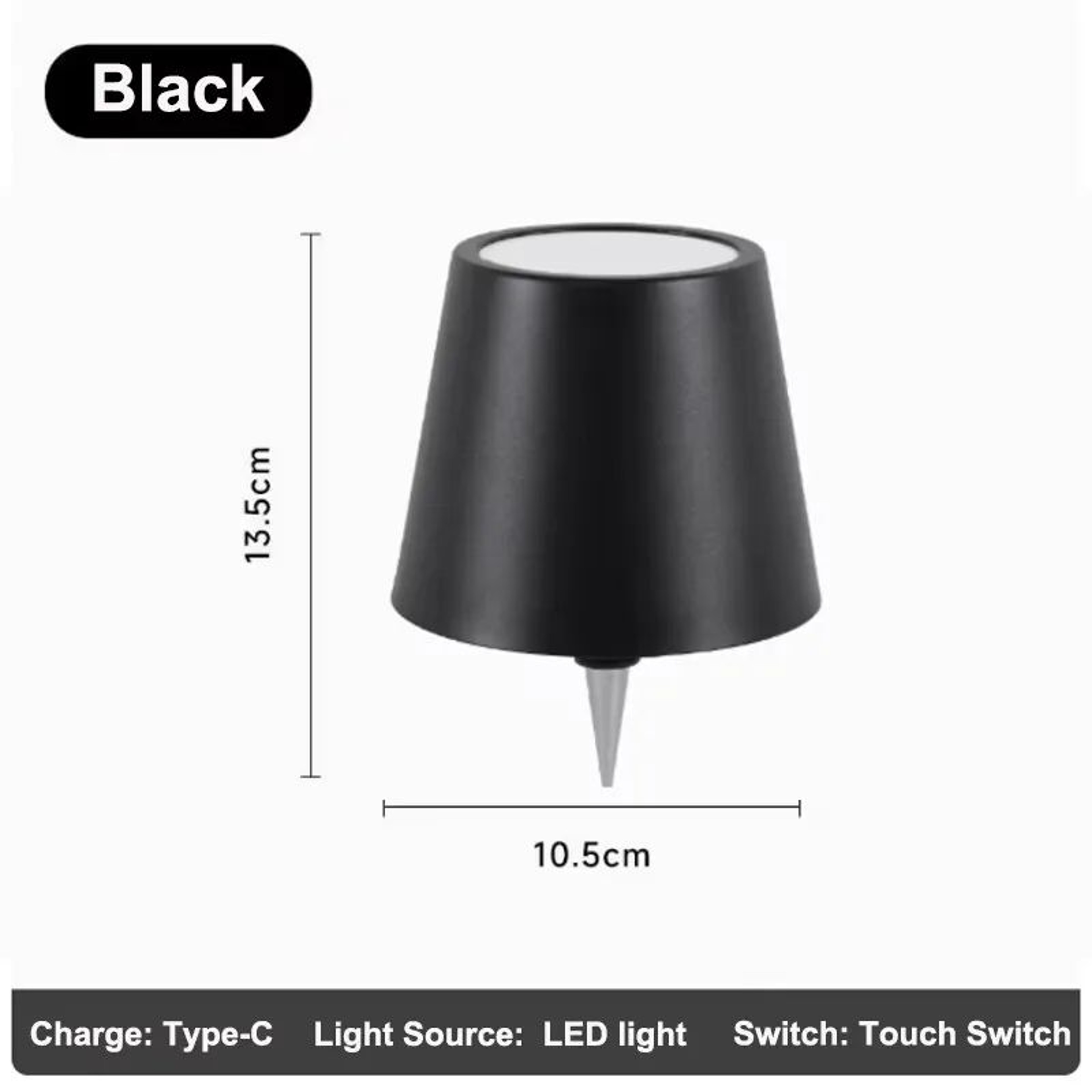 Rechargeable LED Wine Bottle Table Lamp With Touch Control  RGB Dimmable Light For Restaurants And  8