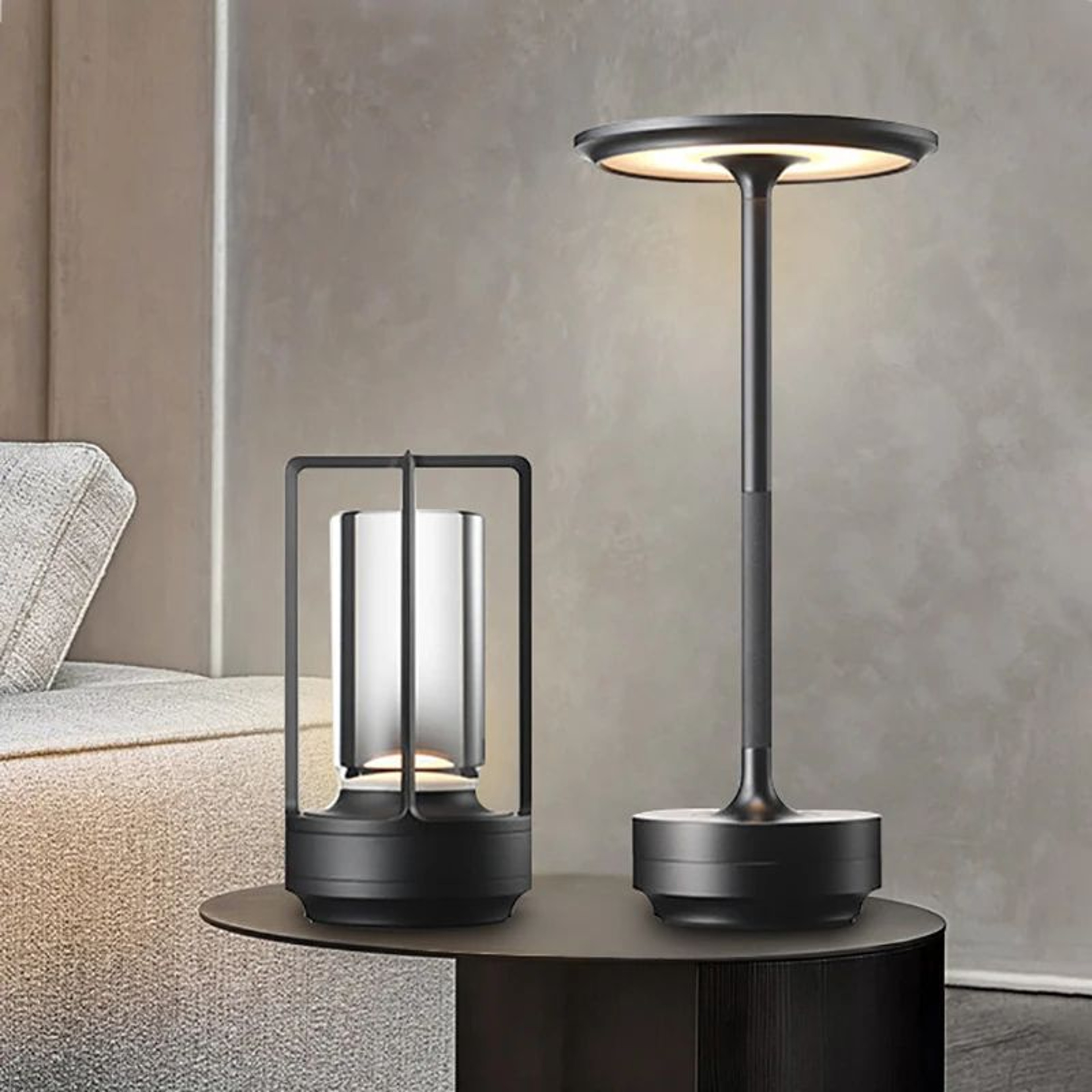 Rechargeable Wireless LED Table Lamp  Touch Sensor Dimmable Restaurant  Bedside Desk Light 0