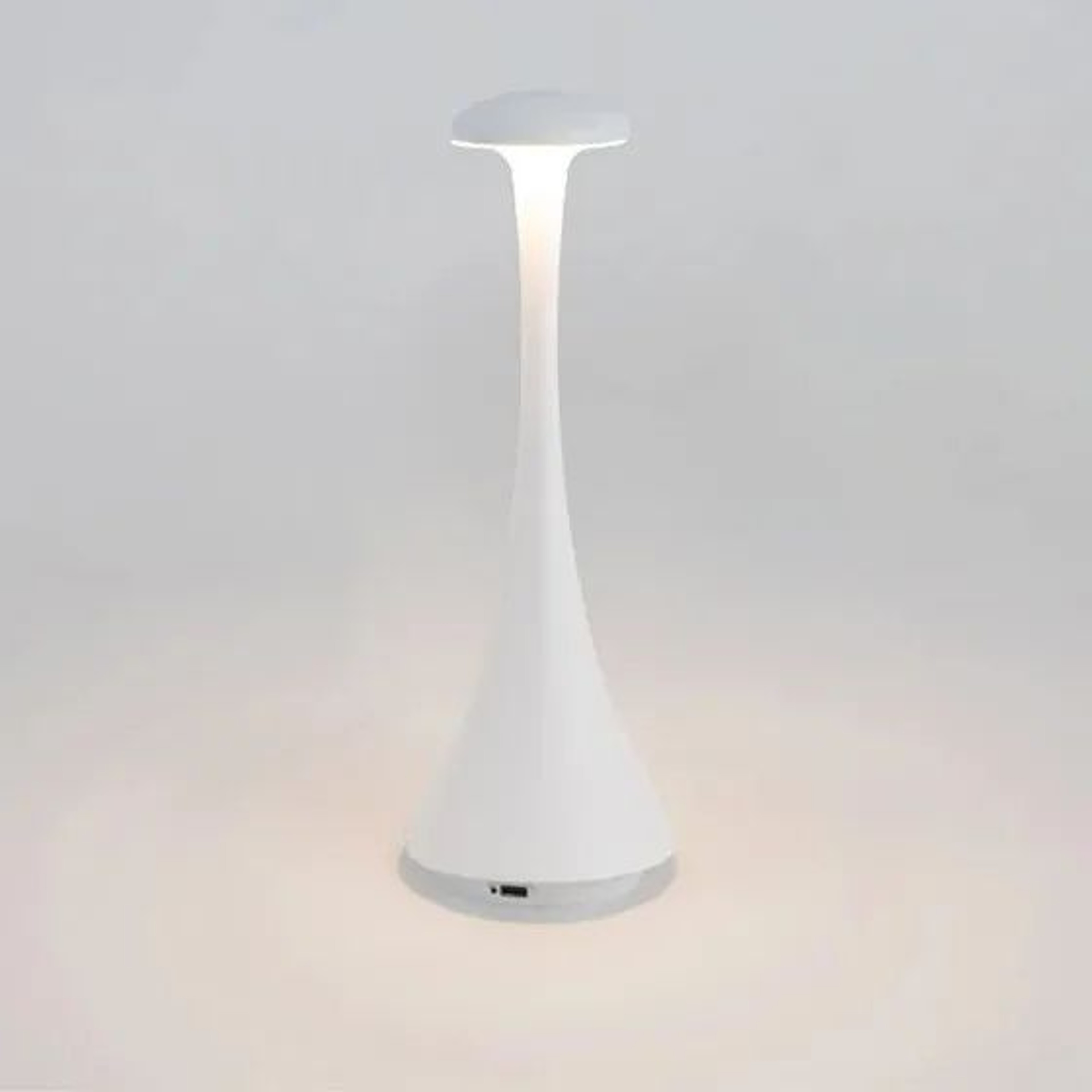Rechargeable Mushroom LED Table Lamp  Touch Dimmable Wireless USBC Bedside  Desk Light 9