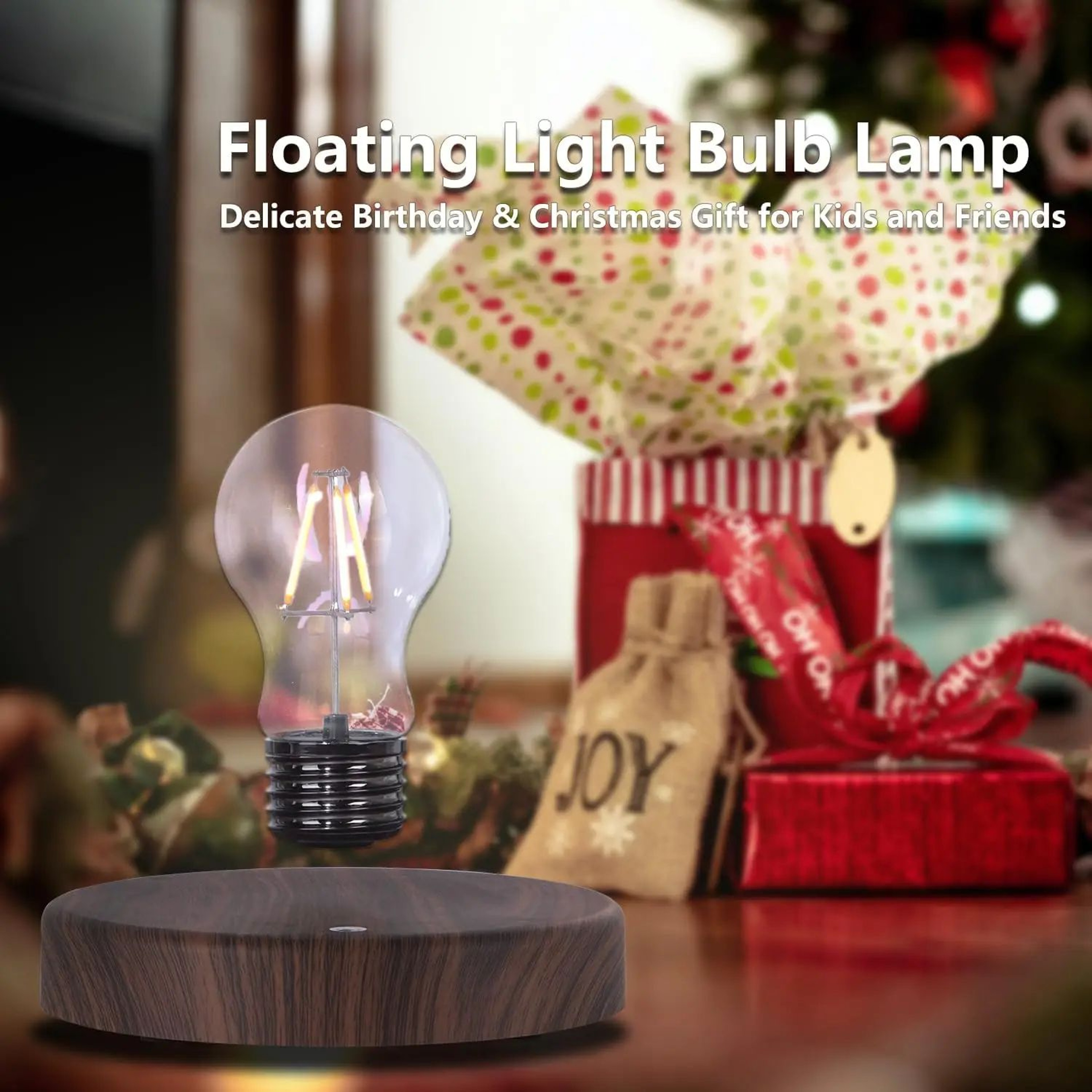 Magnetic Levitating LED Floating Lamp  360 Rotating Desk Night Light 5