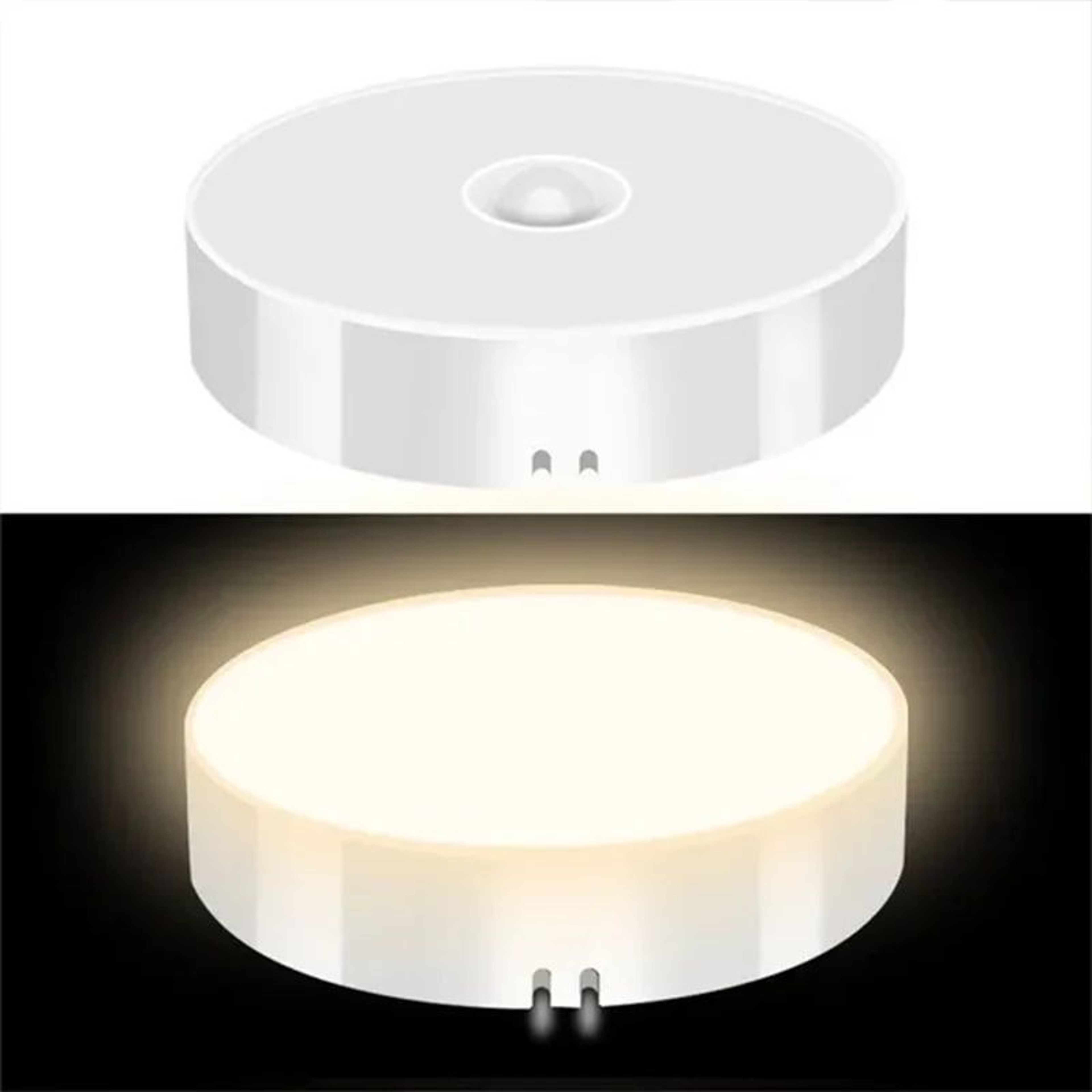 Rechargeable PIR Motion Sensor LED Night Light  Magnetic Wireless Cabinet  Closet Lamp 6