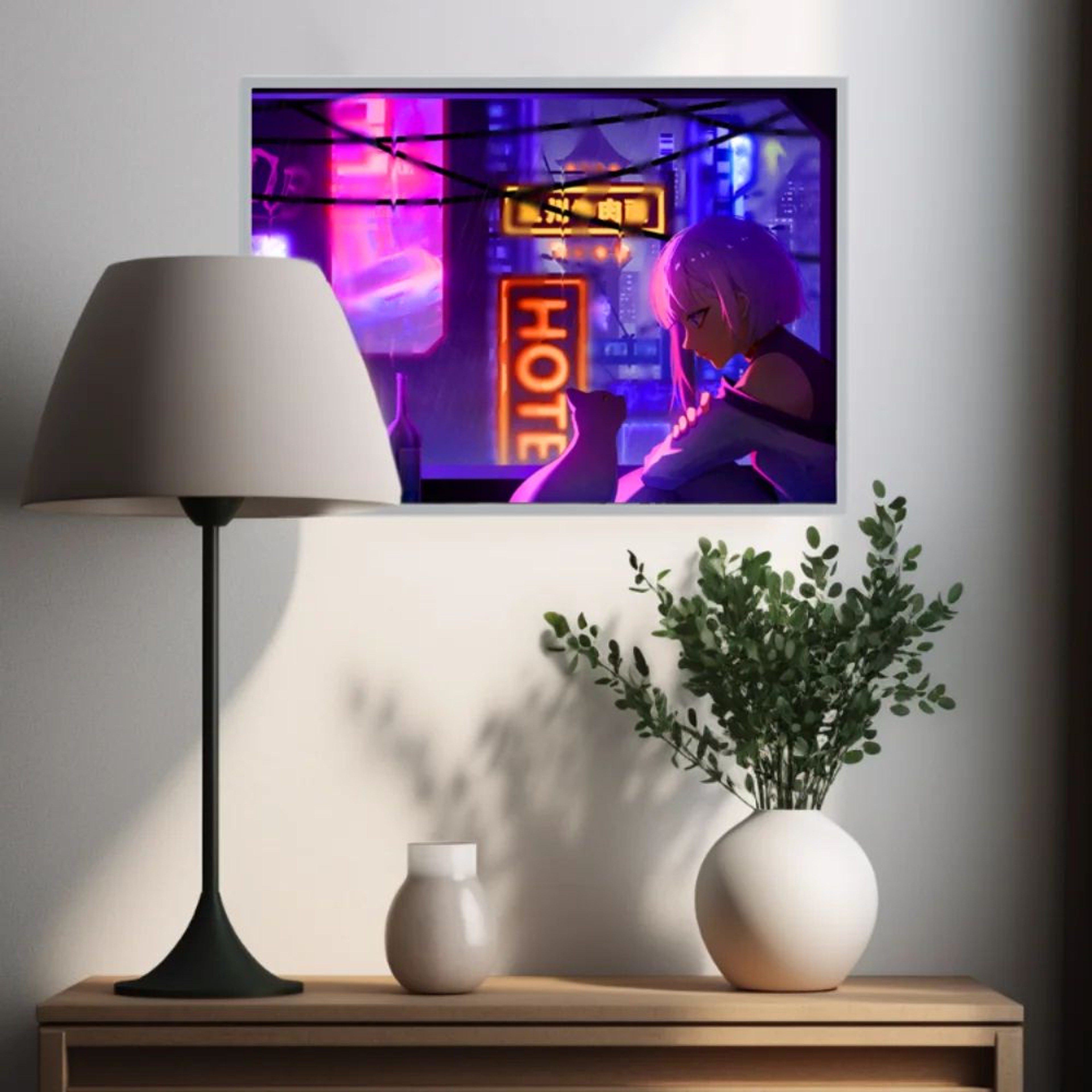 Cyberpunk Edgerunners Neon LED Lamp  3D Anime Gaming Room Night Light 3