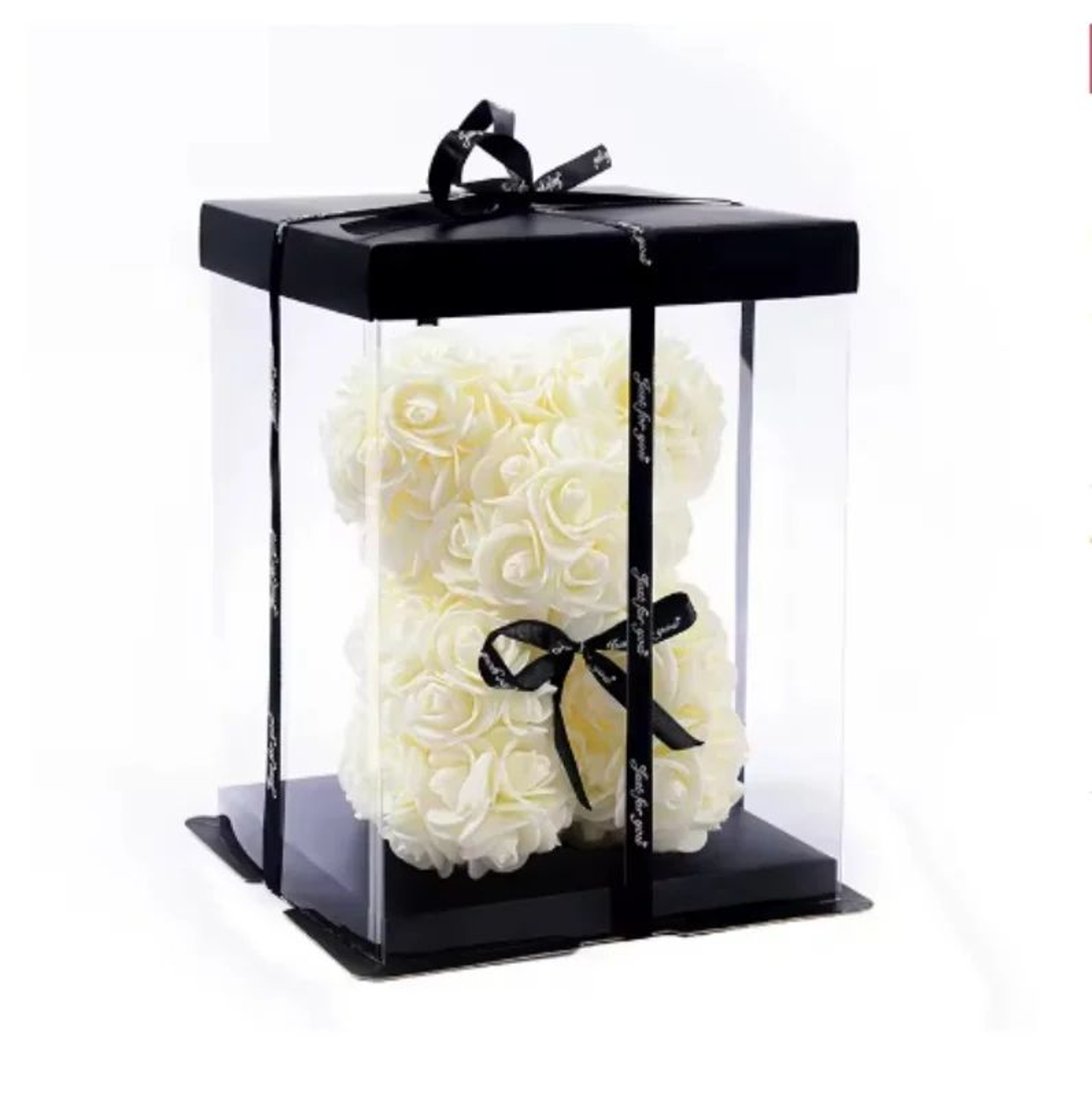 Rose Bear Artificial Foam Flower Gift With Display Box  Romantic Valentines Day Anniversary  Birthd 13
