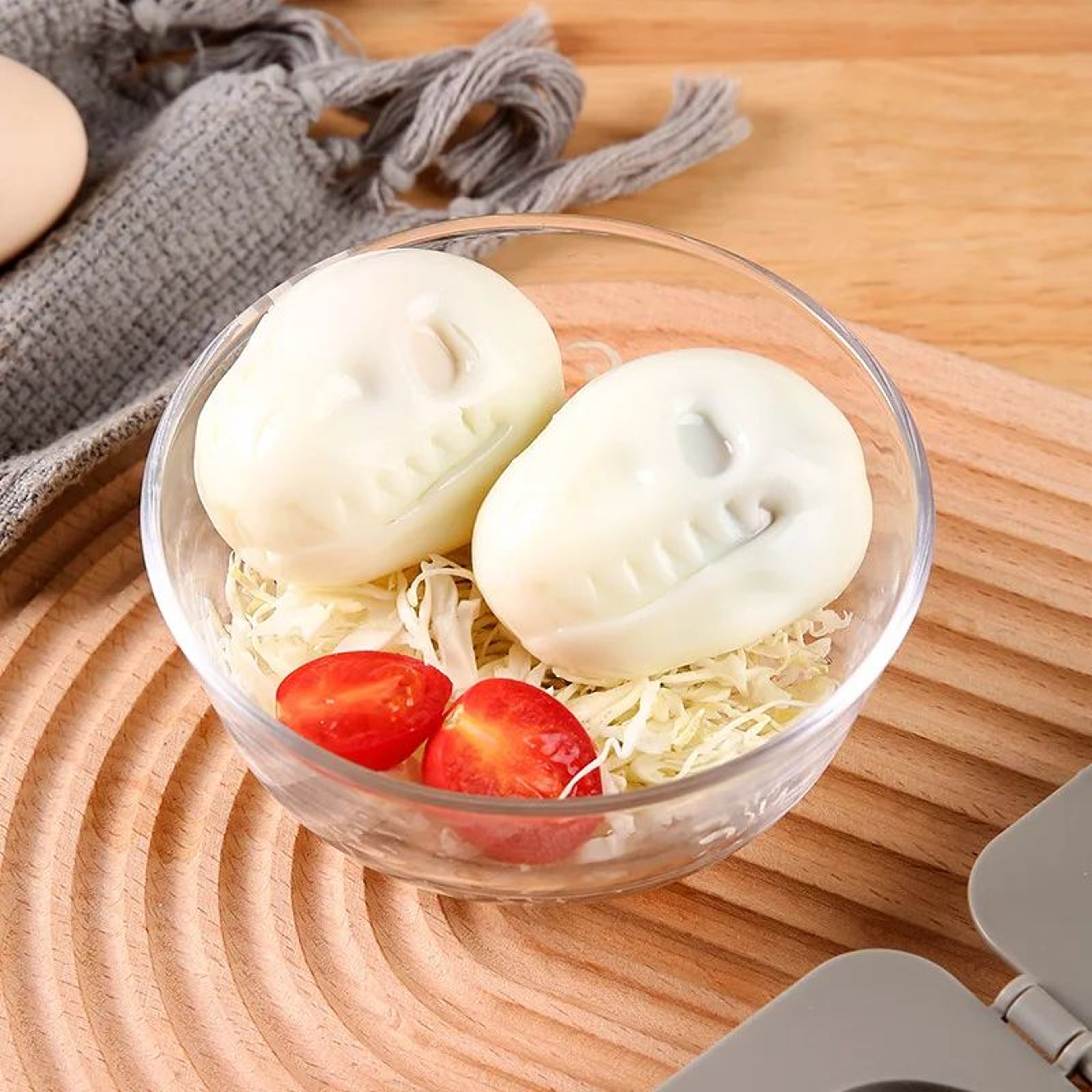 Dinosaur Fossil Egg Mold  Cute Boiled Egg  Rice Shaper For Kids Lunch 4