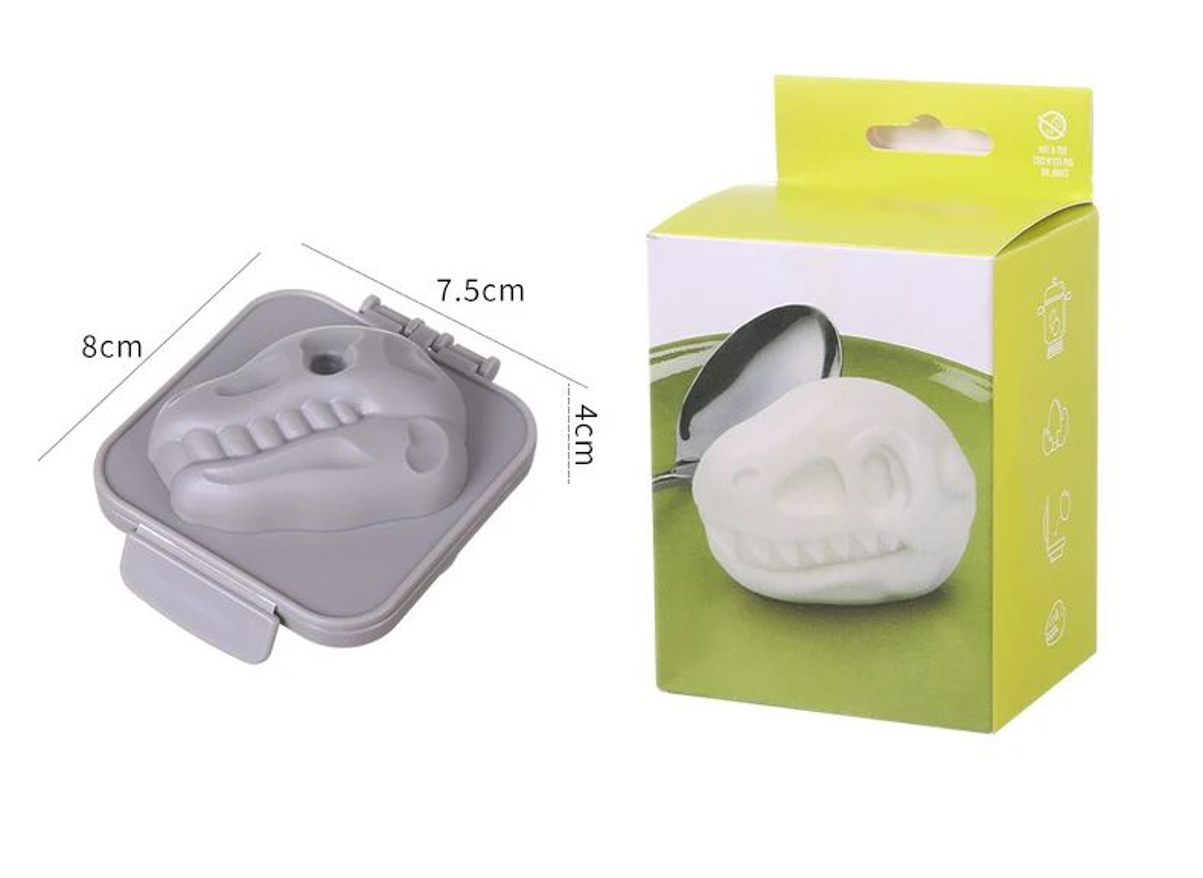 Dinosaur Fossil Egg Mold  Cute Boiled Egg  Rice Shaper For Kids Lunch 6