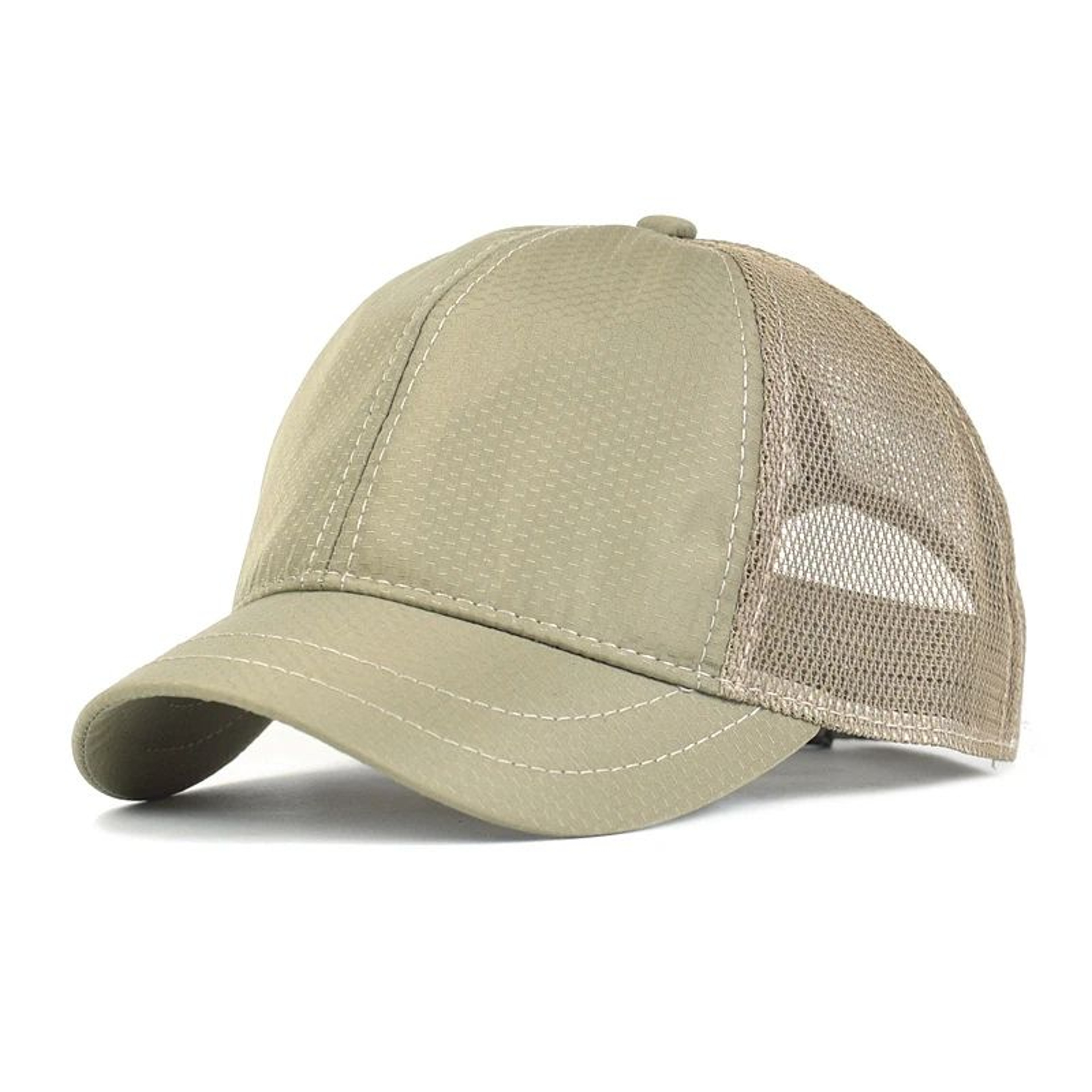 Summer Mesh Short Brim Baseball Cap  Breathable Adjustable Dad Hat 5