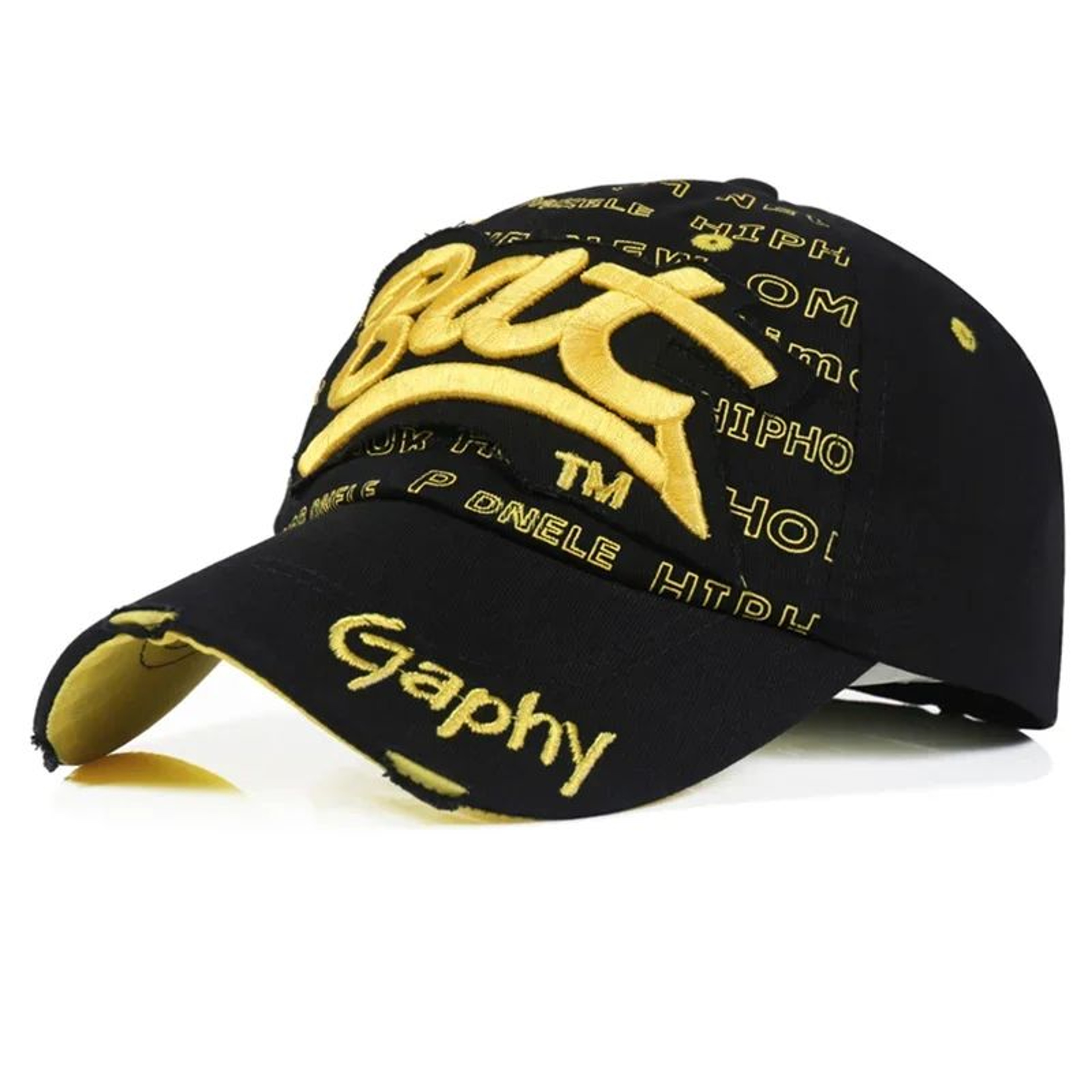 Adjustable Curved Brim Snapback Baseball Cap  Summer Outdoor Hip Hop Hat 7