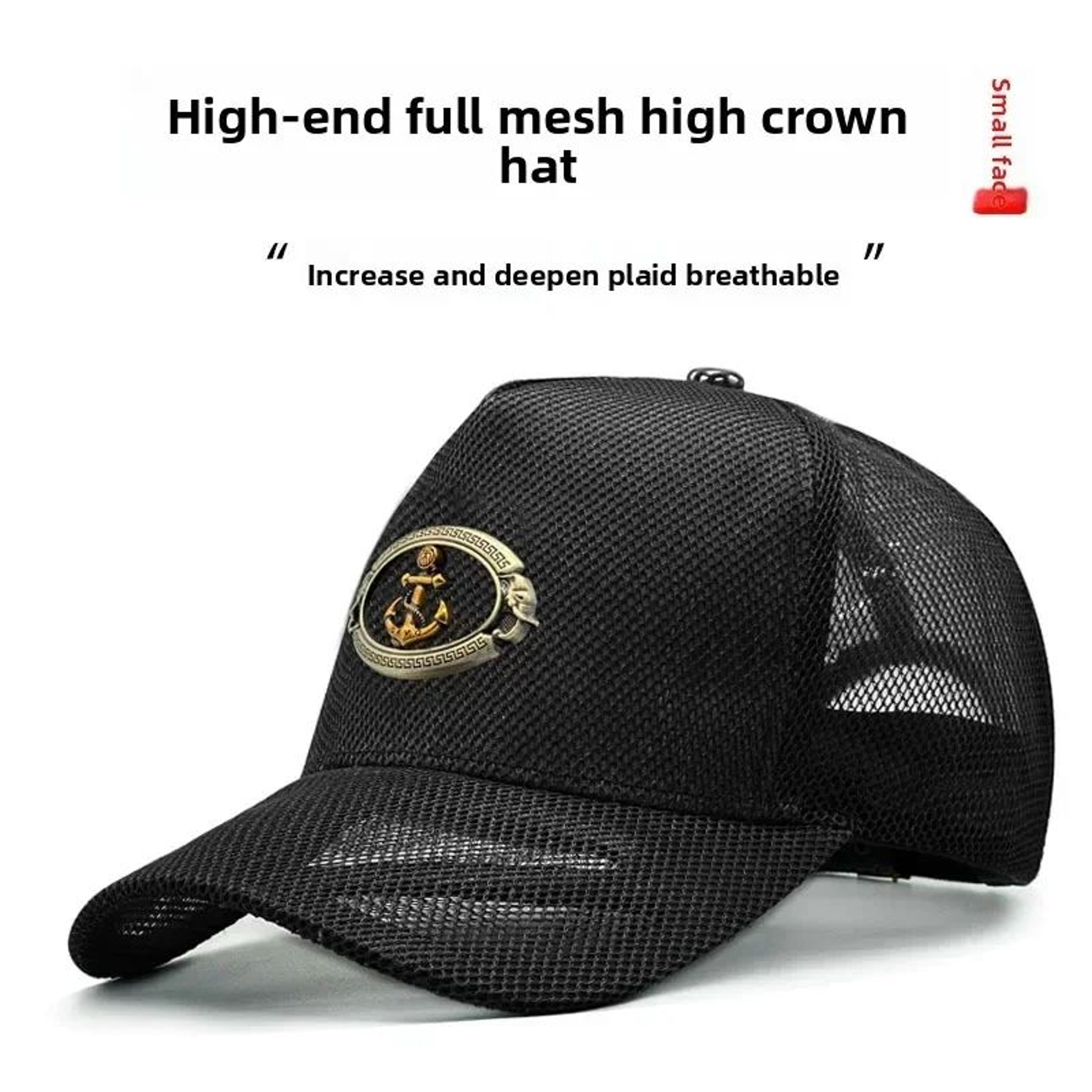 Plus Size Breathable Mesh Sun Hat  256 In Open Brim UV Protection Outdoor Hat 2