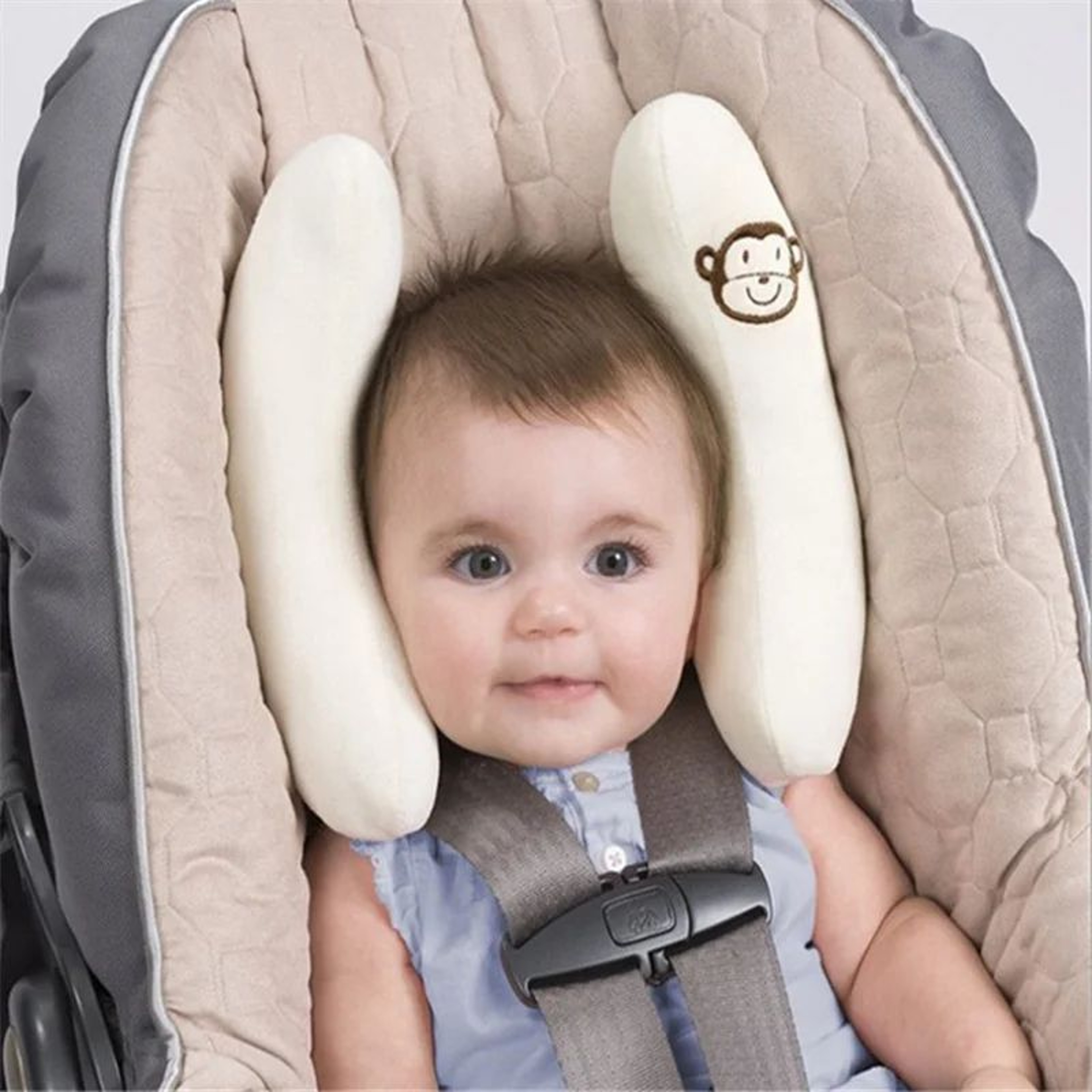 Baby Stroller Neck Support Pillow  Banana Cartoon Infant Car Seat Head Protector Cushion 5