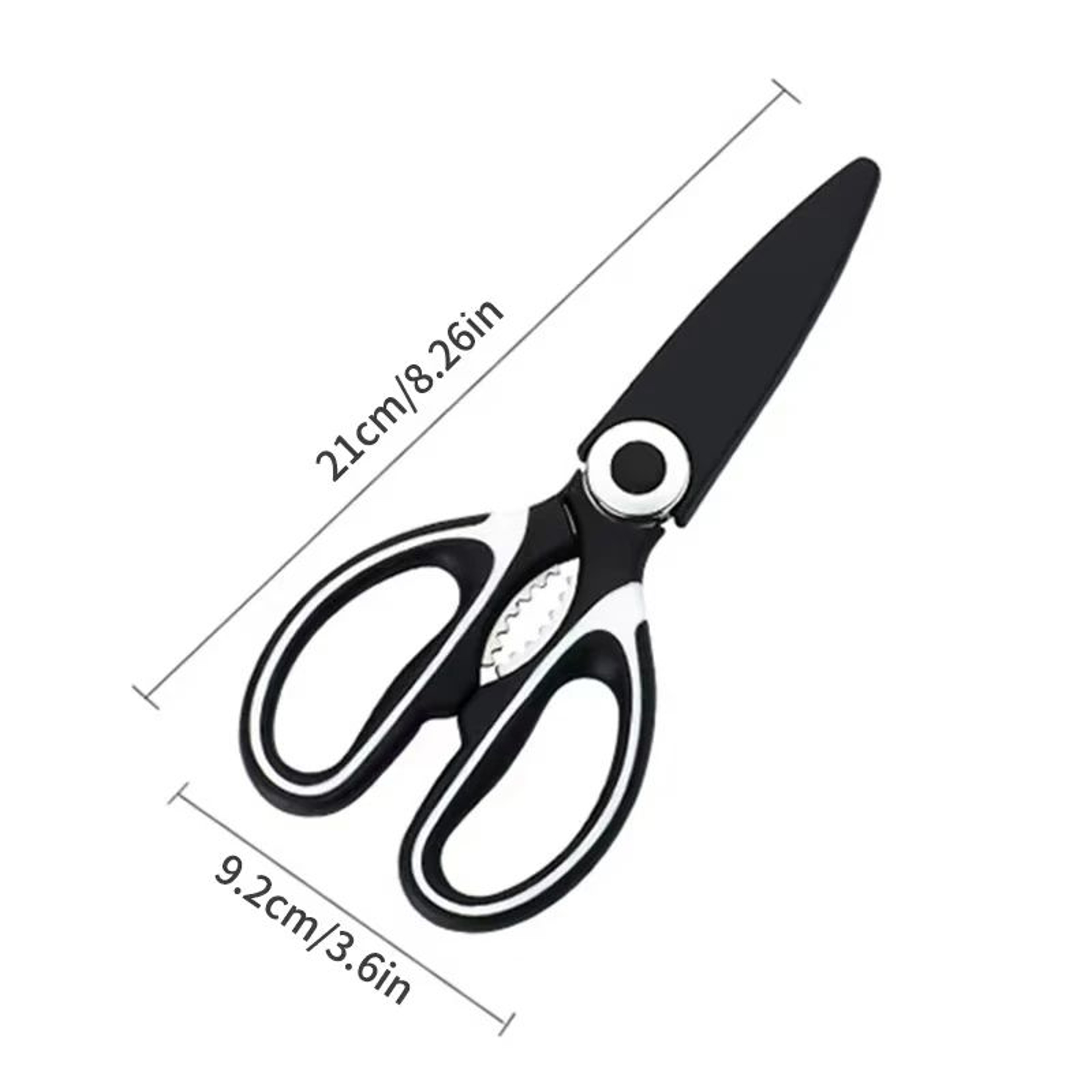 Heavy Duty Stainless Steel Kitchen Scissors  Multifunction Poultry Fish  Vegetable Shears 5